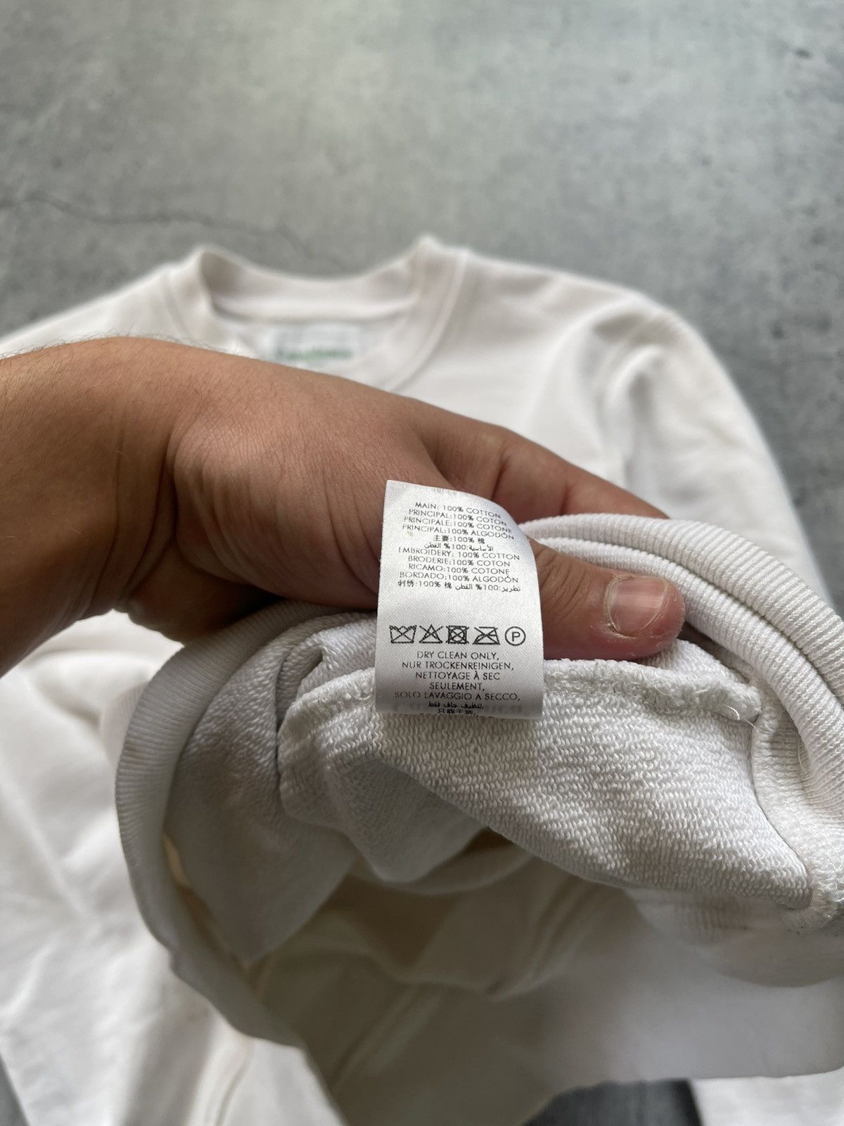 Casablanca Casablanca sweatshirt size s white men Size US S / EU 44-46 / 1 - 8 Thumbnail