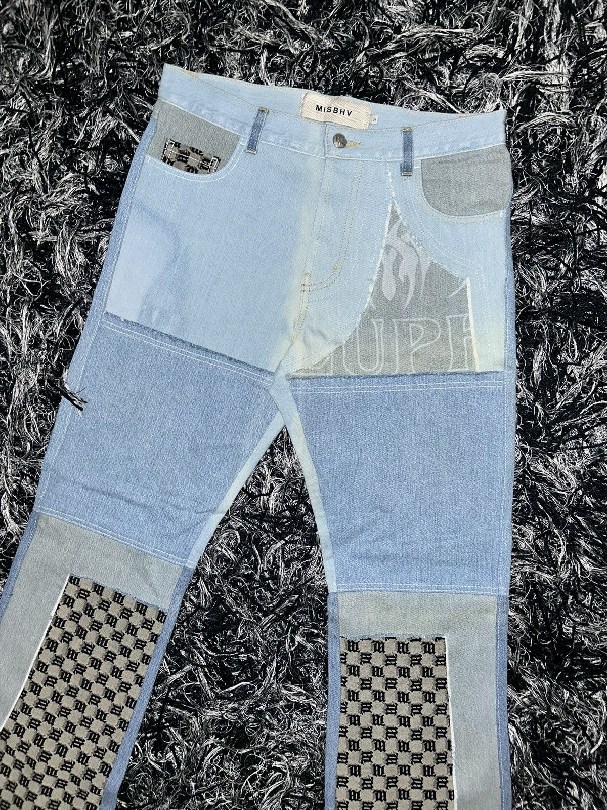 Misbhv Misbhv Euphoria Monogram Denim Size US 31 - 2 Thumbnail