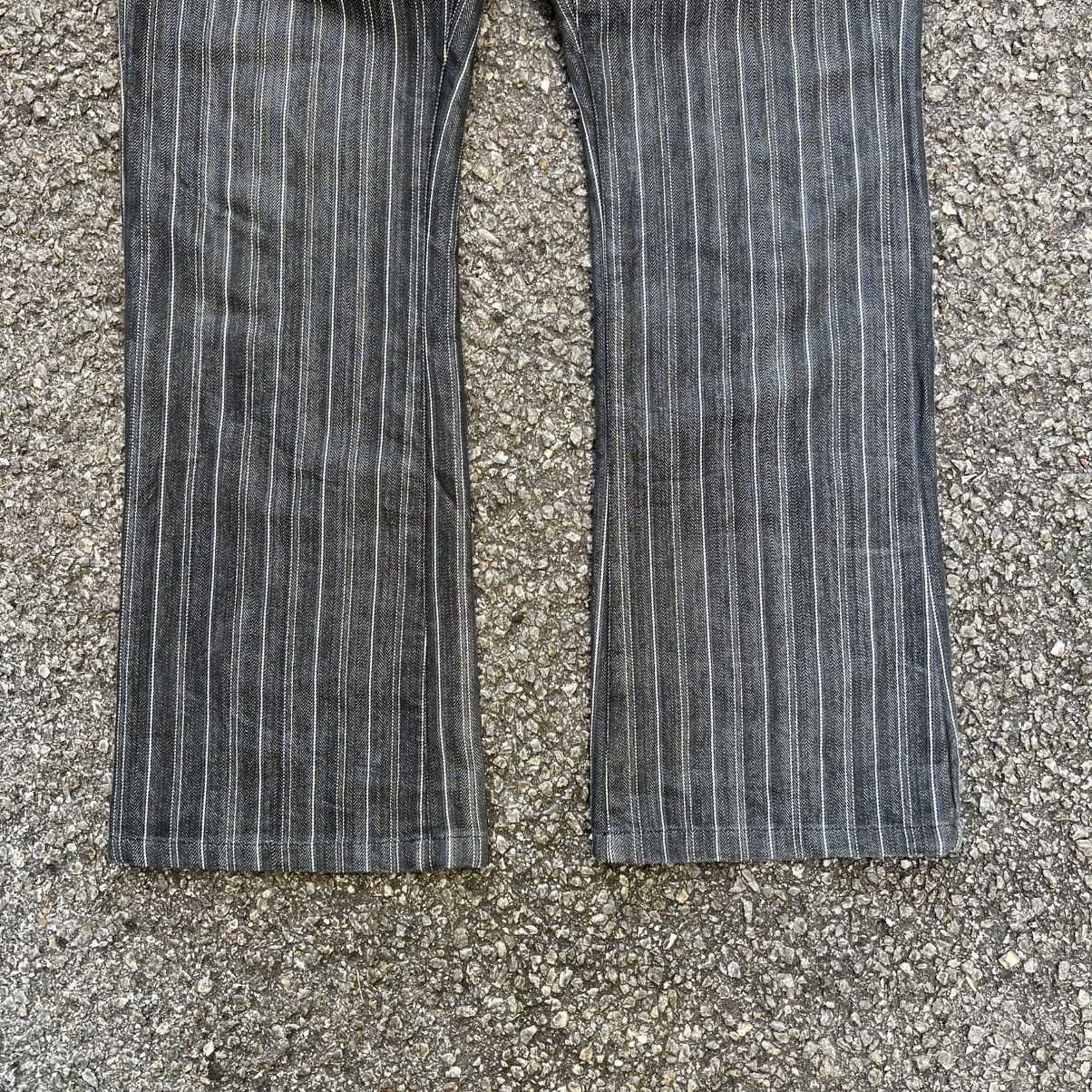 Hysteric Glamour Semantic Design Japan Flare Stripes Bootcut Pants Size US 31 - 2 Thumbnail