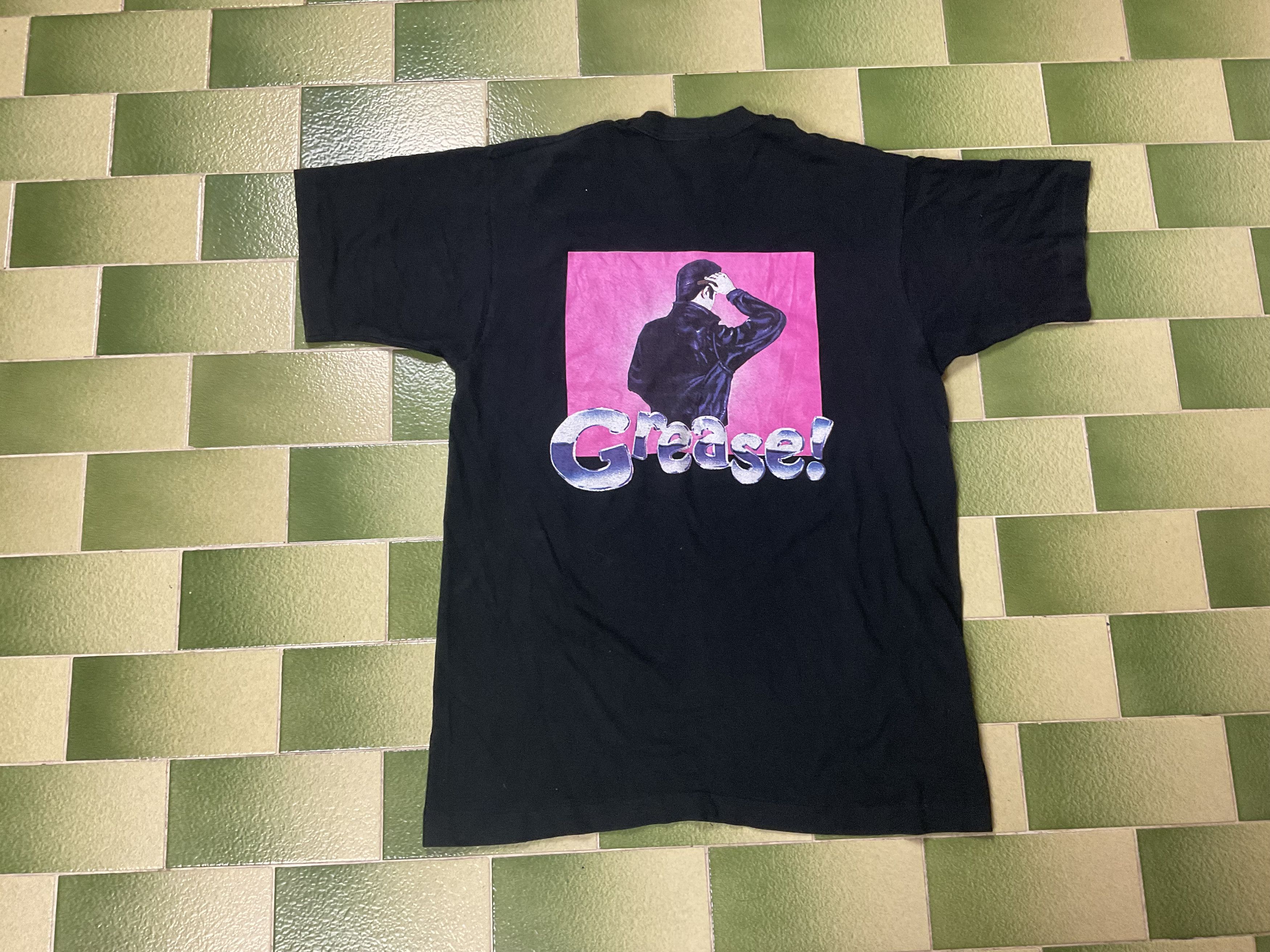 Vintage Vintage 90s Grease John Travolta T-Shirt Danny Zuko Movie Size US L / EU 52-54 / 3 - 3 Thumbnail
