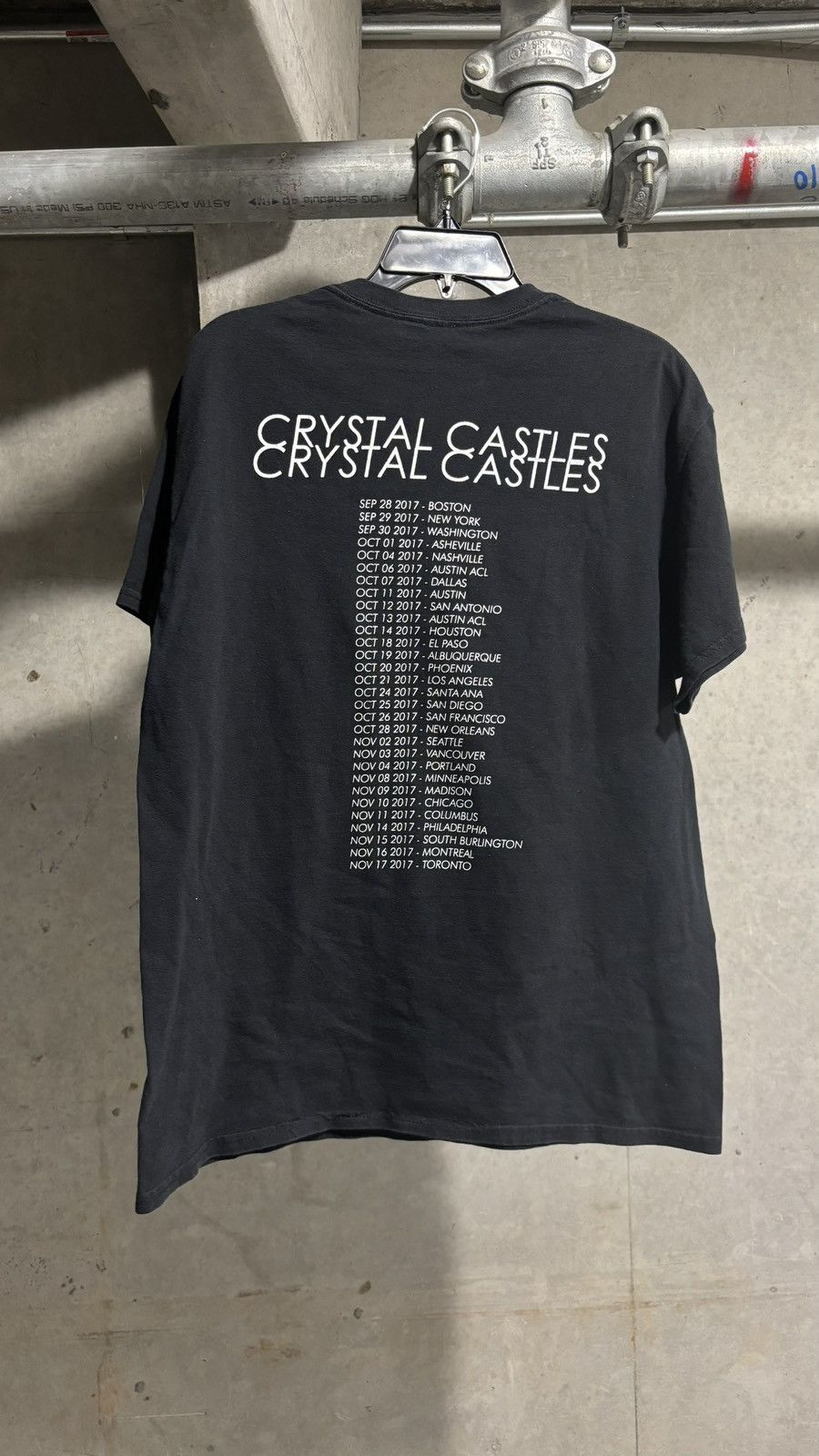 Band Tees Crystal Castles Edith Tee Size US L / EU 52-54 / 3 - 3 Thumbnail