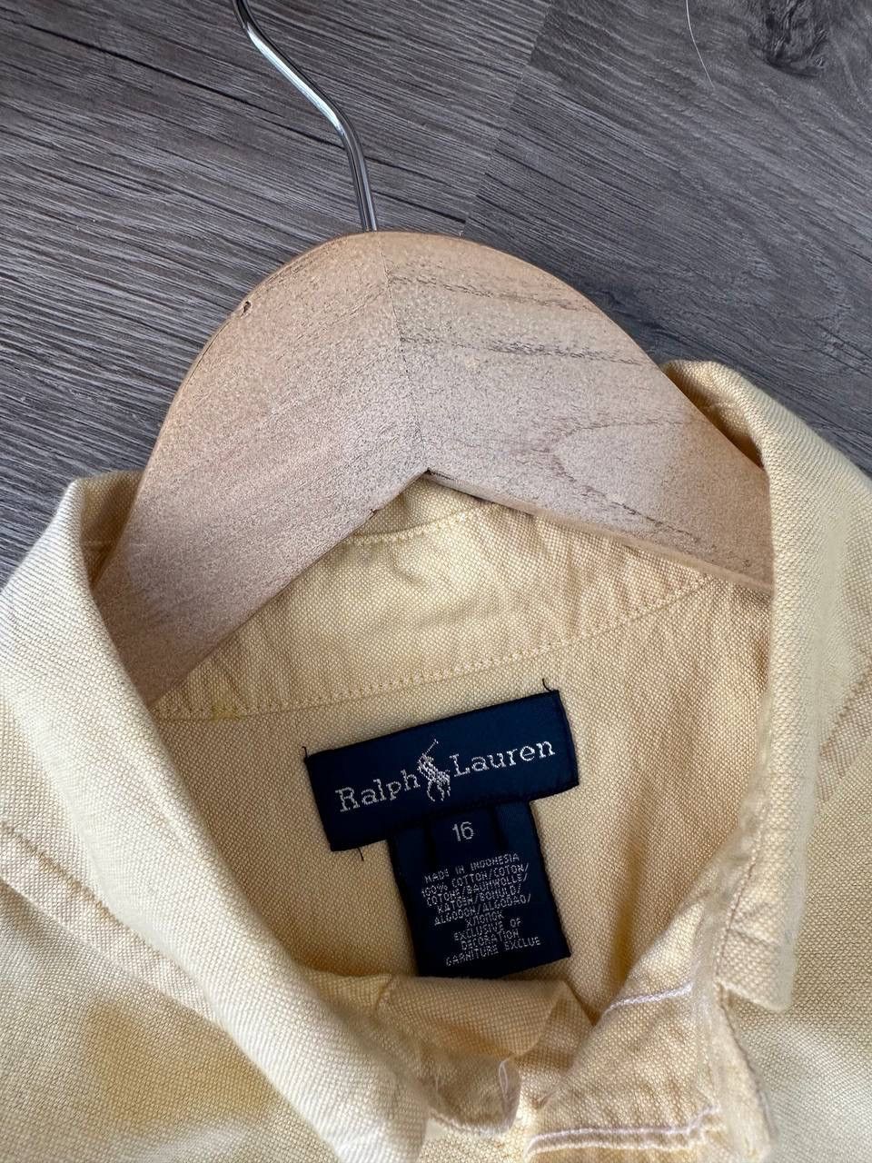 Polo Ralph Lauren × Vintage Vintage Polo Ralph Lauren Yellow Shirt Size M / US 6-8 / IT 42-44 - 10 Thumbnail