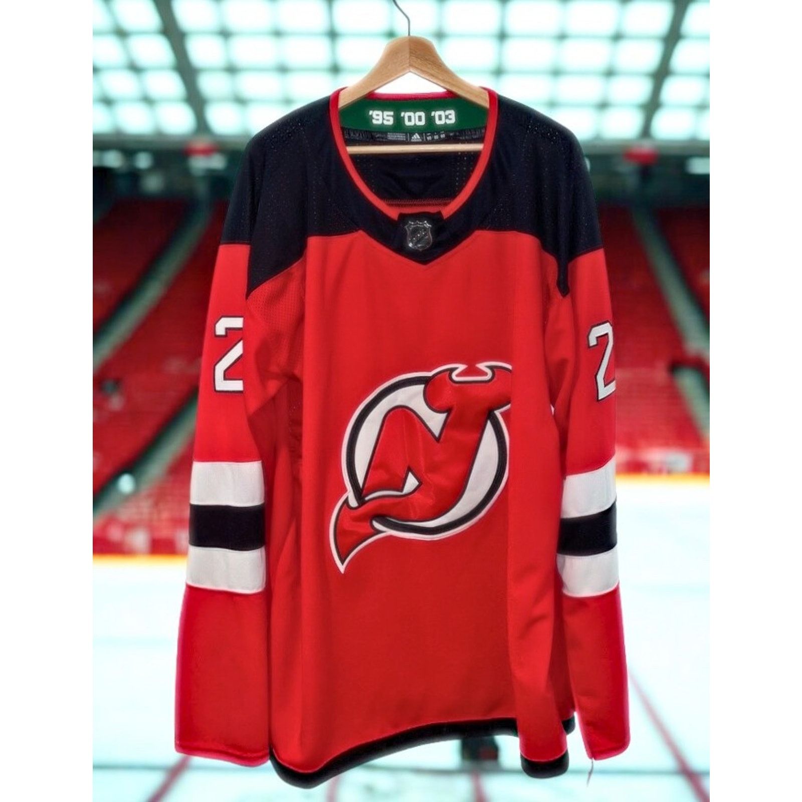 Adidas New Jersey Devils Jacob Markstrom Adidas Jersey Sz 60 3XL Size US XXL / EU 58 / 5 - 6 Thumbnail
