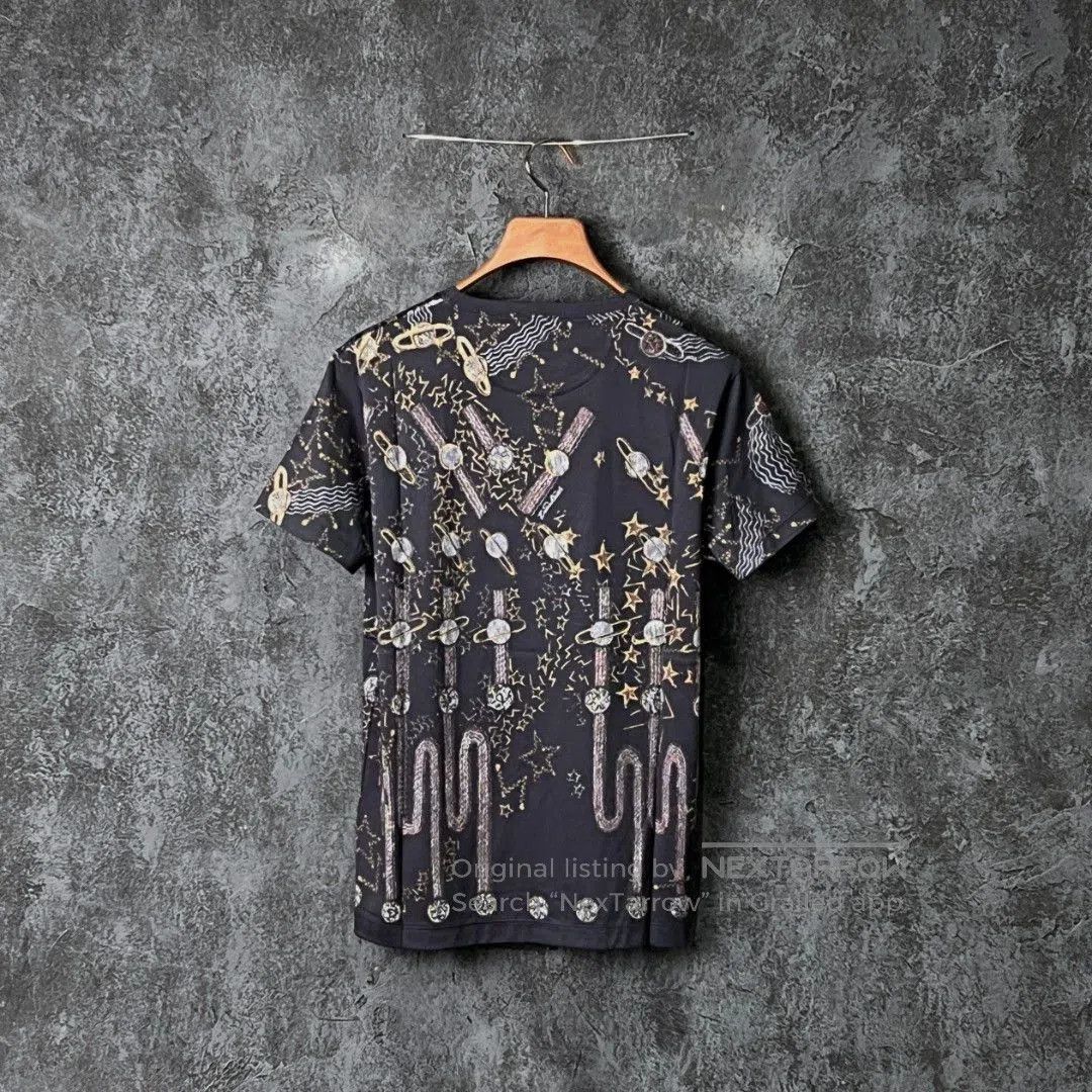 Valentino valentino multi-element printed cotton short sleeve. Size US XS / EU 42 / 0 - 2 Thumbnail