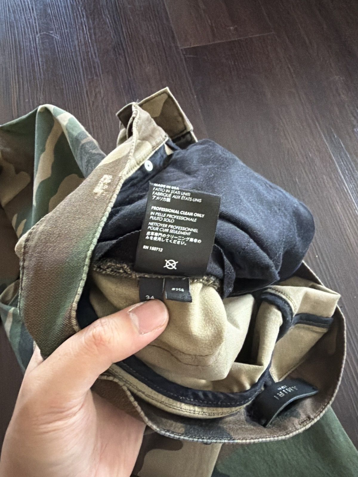 Amiri Amiri Camo Patchwork Jeans Size US 34 / EU 50 - 5 Thumbnail