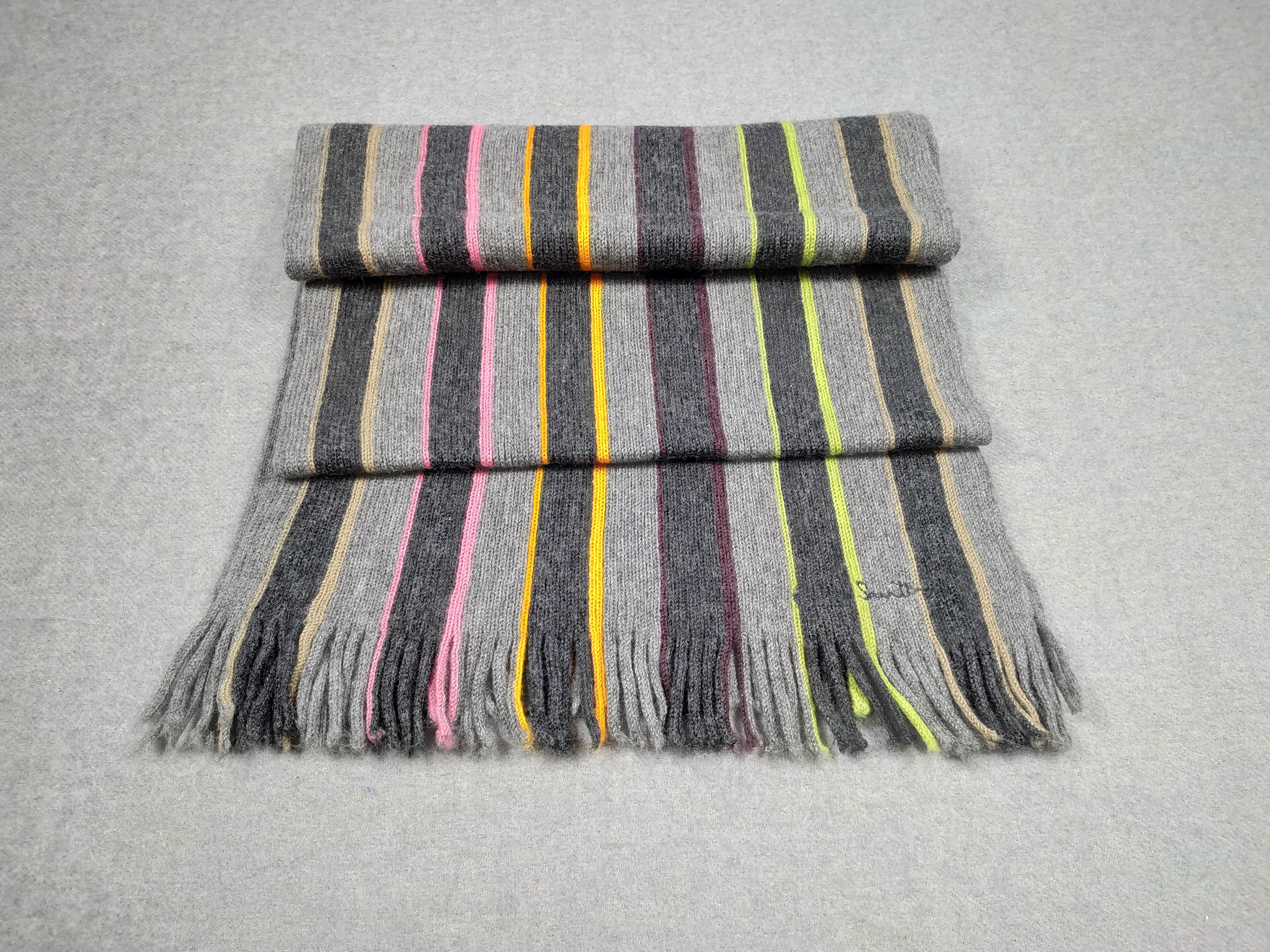 Paul Smith × Vintage Paul Smith Scarf / Muffler / Neckwear - WW655 Size ONE SIZE - 5 Thumbnail