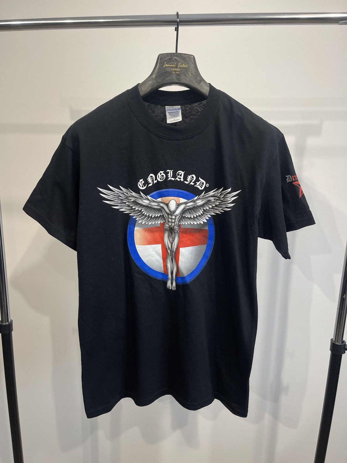 Gildan Vintage tee gildan t-shirt england print M Size US M / EU 48-50 / 2 - 1 Thumbnail
