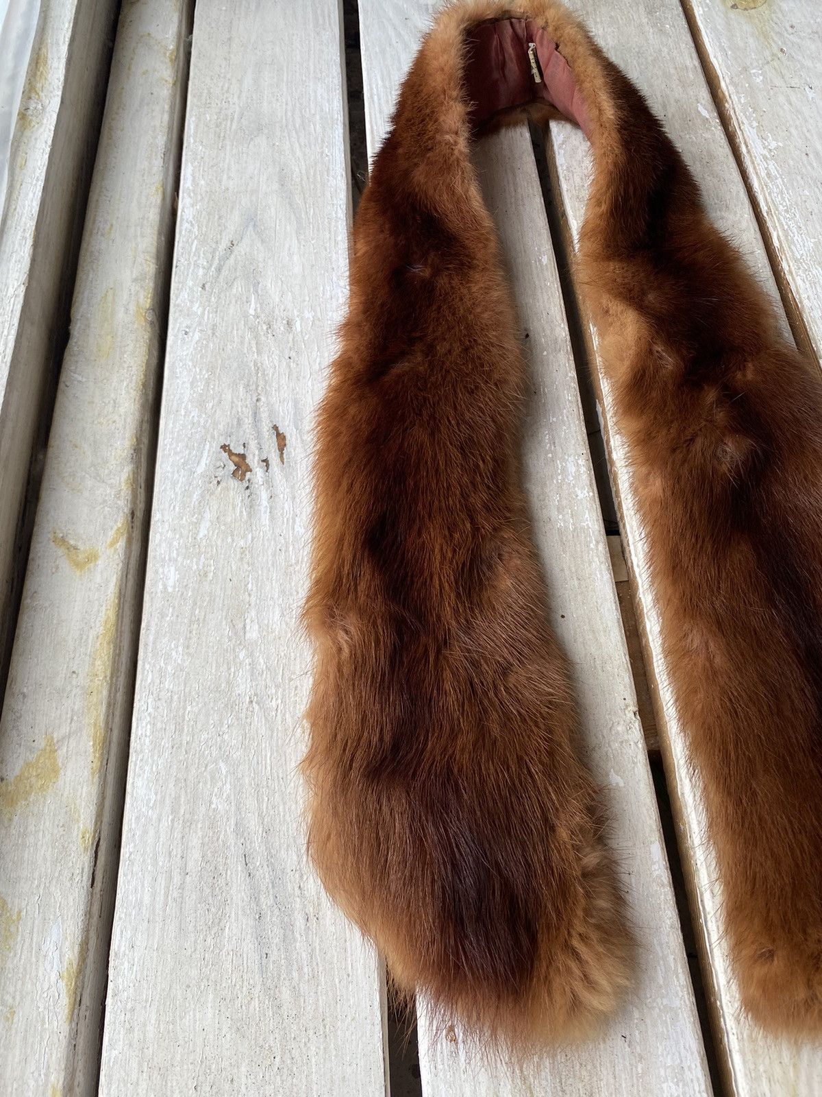 Vintage Vintage real fur mohair scarf avant-garde rare Size ONE SIZE - 3 Thumbnail