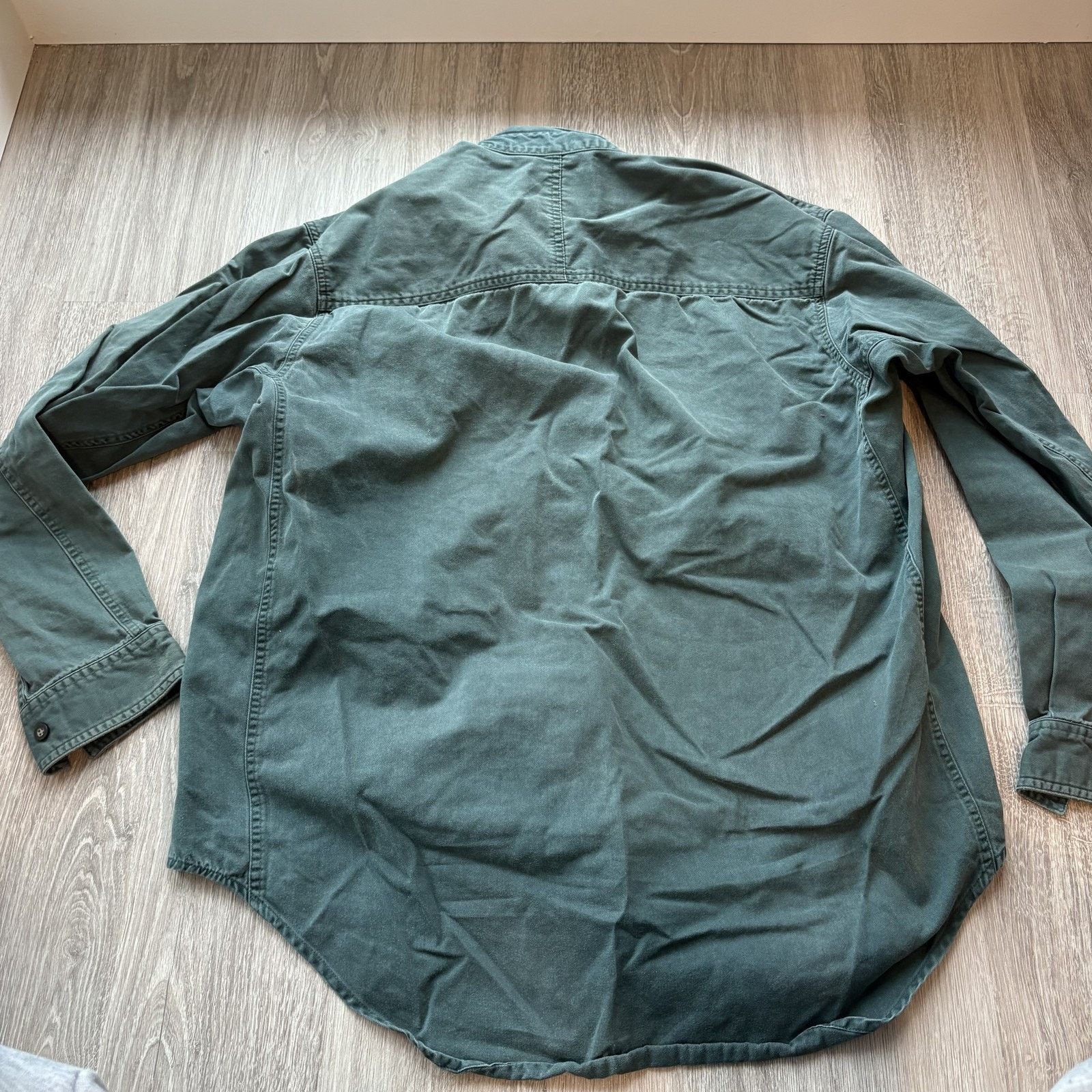 Wrangler Wrangler Riggs Workwear Men's XL Green Heavy Twill Long Slee Size US XL / EU 56 / 4 - 8 Thumbnail