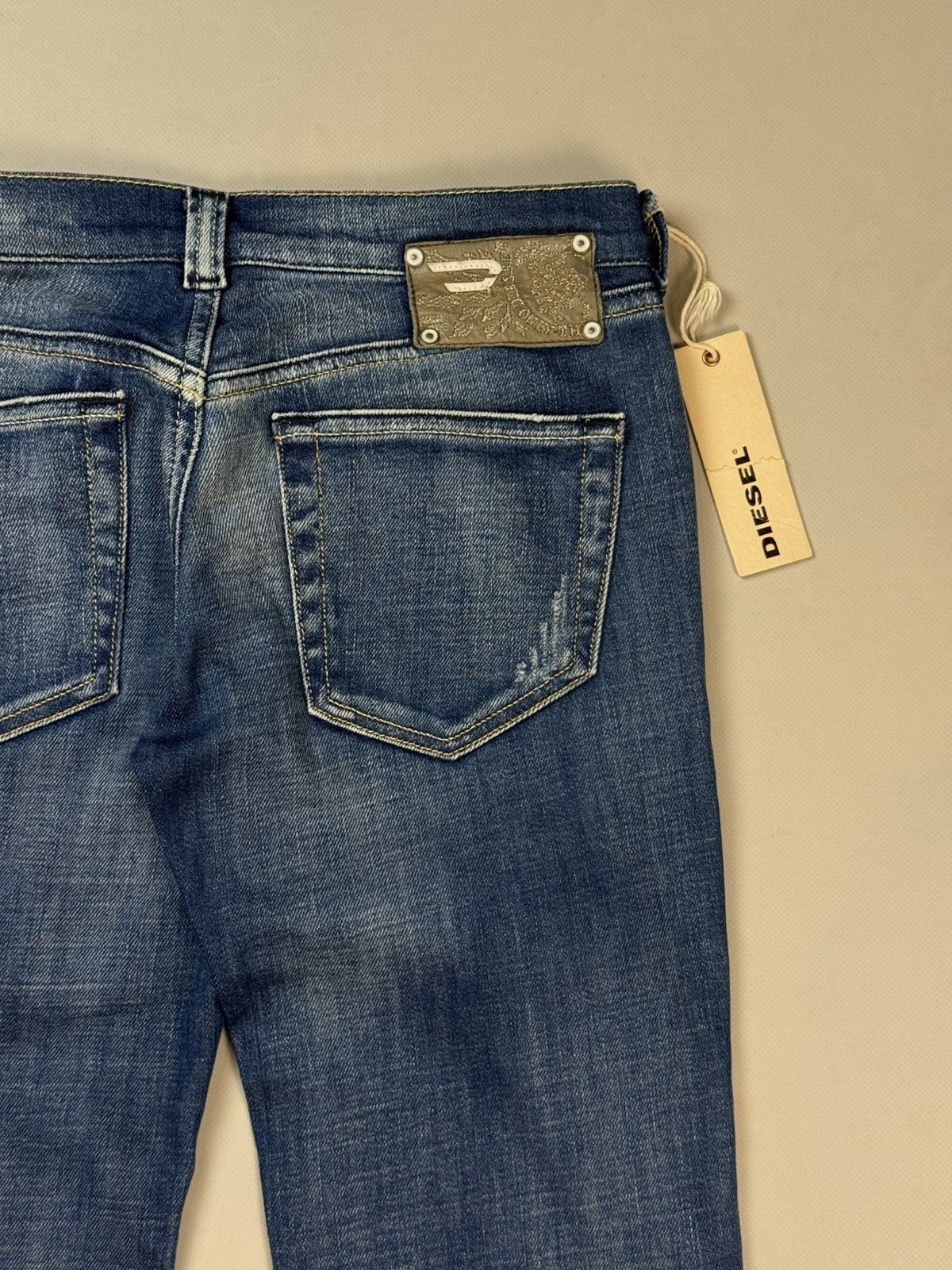 Diesel BNWT! Diesel Doozy Low Rise Wide Leg Y2K Denim Jeans Pants Size 26" / US 2 / IT 38 - 25 Thumbnail