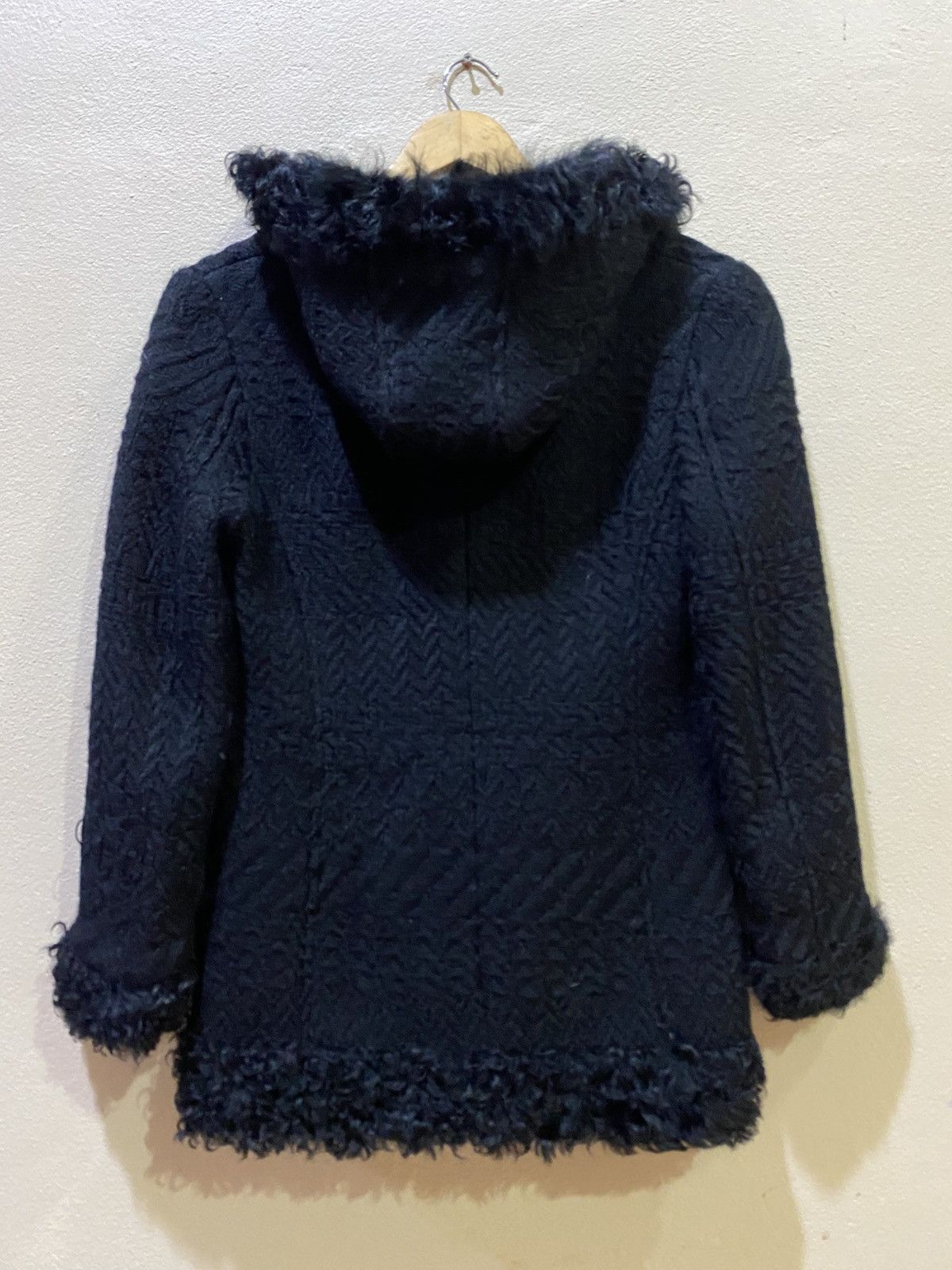 Yohji Yamamoto Ined International Knit Hoodie Jacket Size S / US 4 / IT 40 - 9 Thumbnail