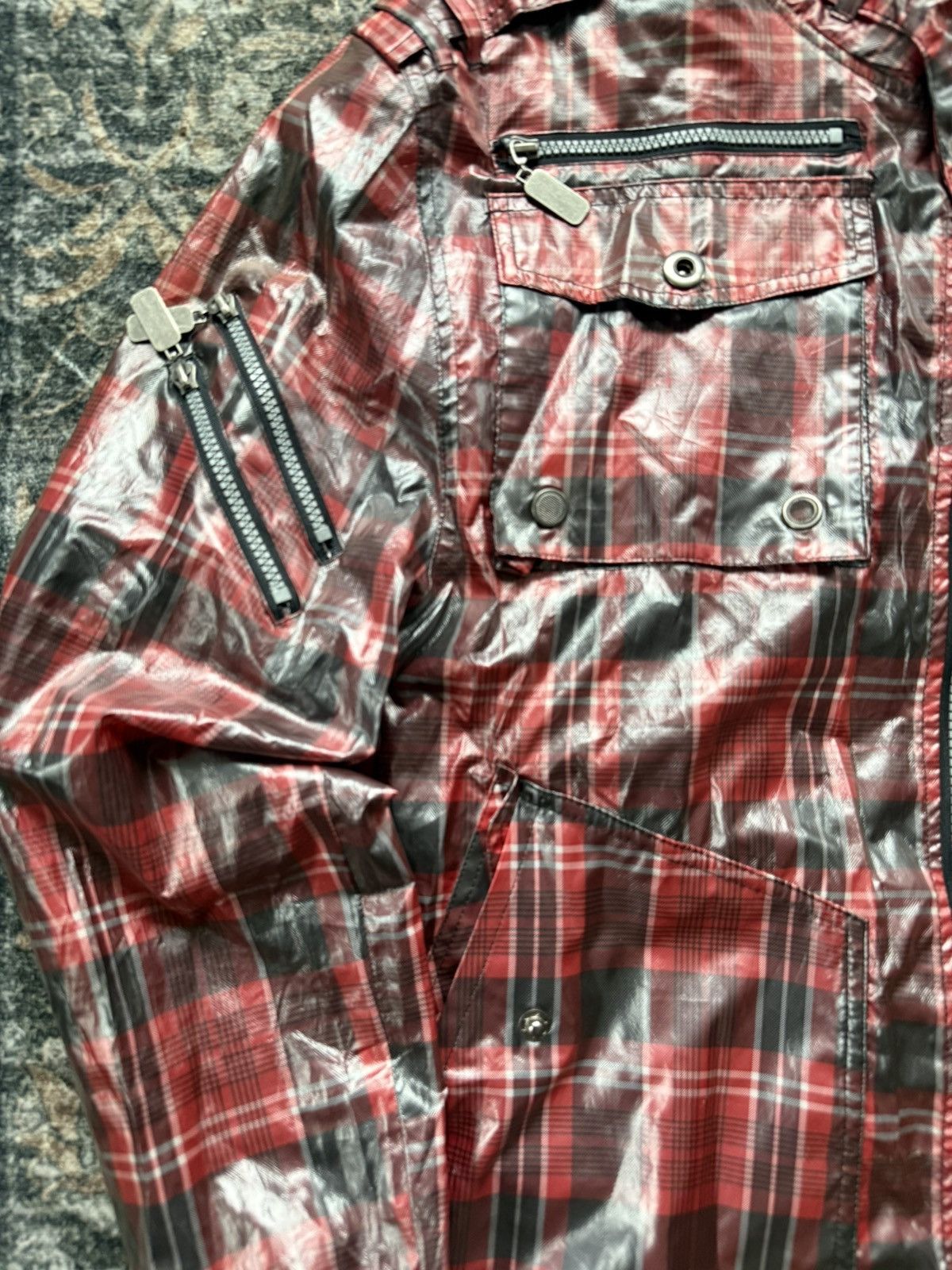 Other Rare 2000s Five Element Plaid bomber Jacket Size US XL / EU 56 / 4 - 5 Thumbnail