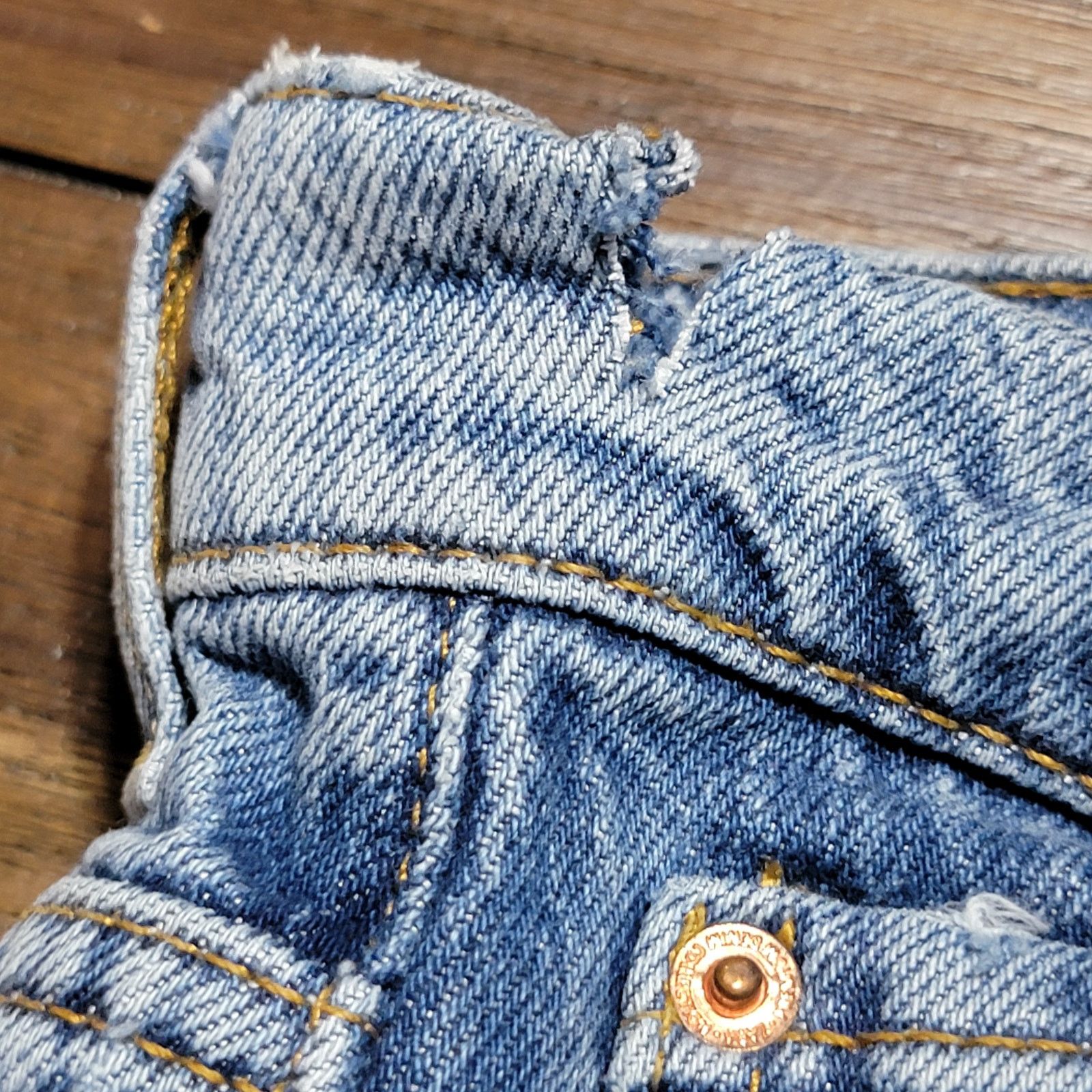 Zara Zara 90's Full Length Straight Denim Jeans w/ Raw Hem - 6 Size 28" / US 6 / IT 42 - 8 Thumbnail