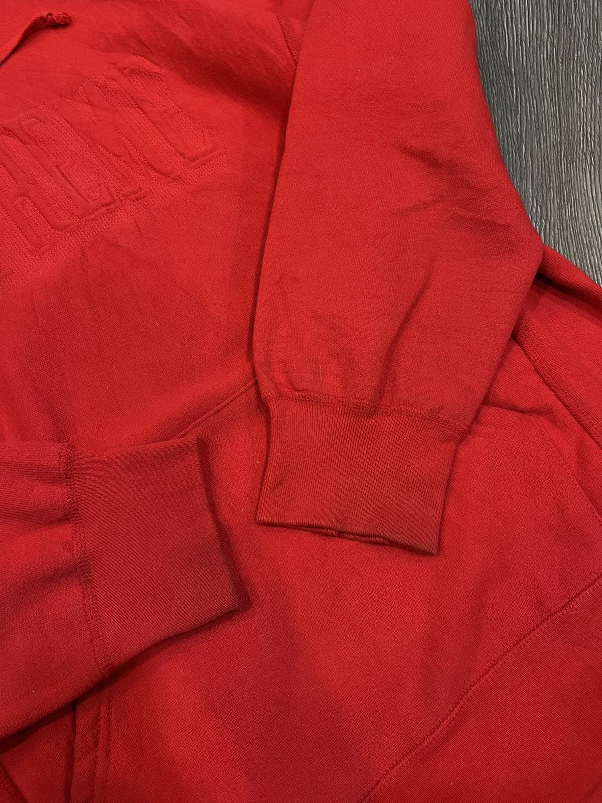 Supreme Supreme Embroidered Outline Hooded Sweatshirt Red Size US L / EU 52-54 / 3 - 5 Thumbnail