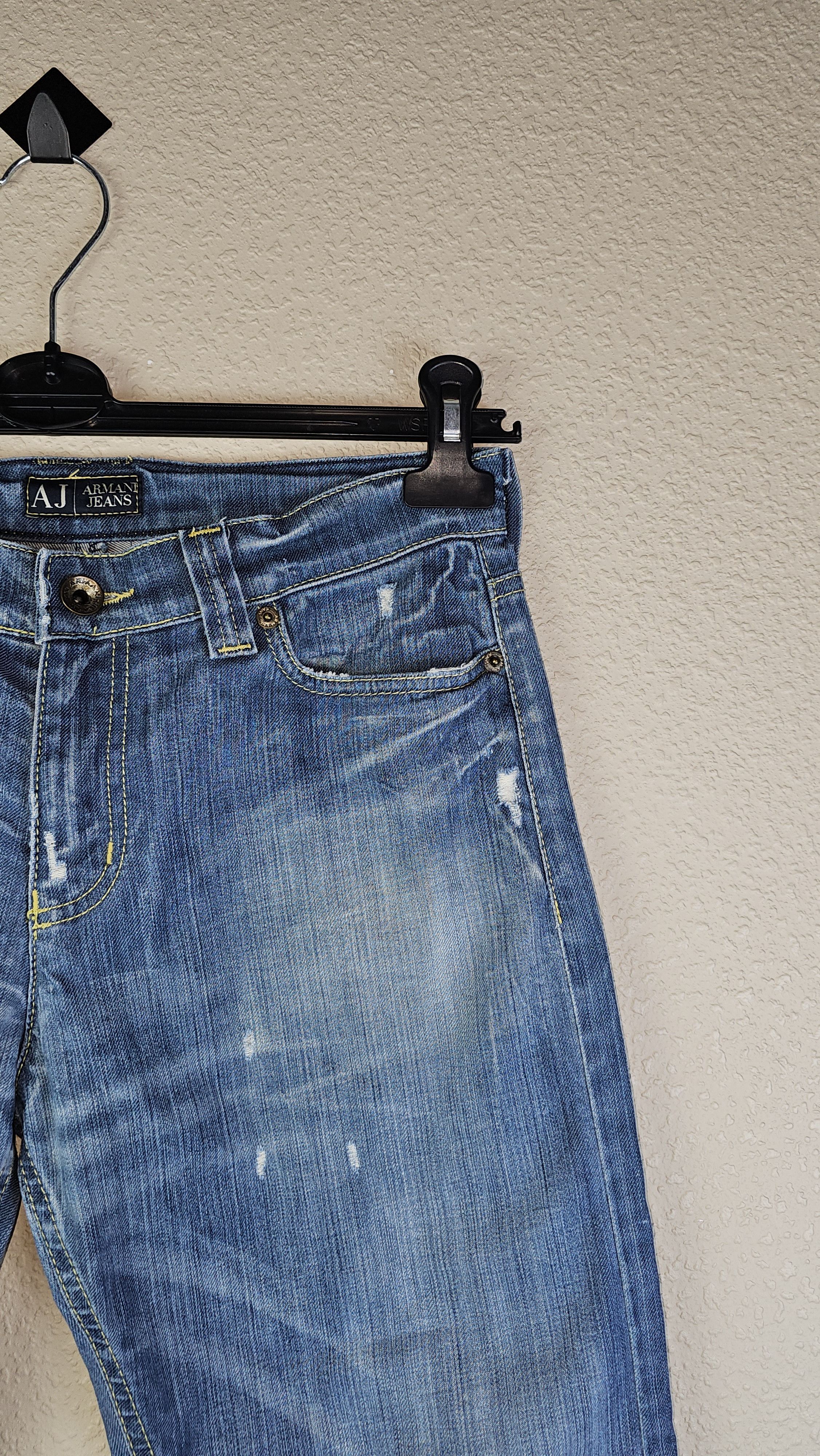 Armani Armani Jeans Vintage 006 High Rise Denim Italy Indigo 26 Size 26" / US 2 / IT 38 - 3 Thumbnail