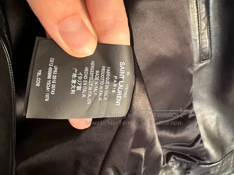 Saint Laurent Paris Saint Laurent Paris Leather jacket Size US M / EU 48-50 / 2 - 4 Thumbnail