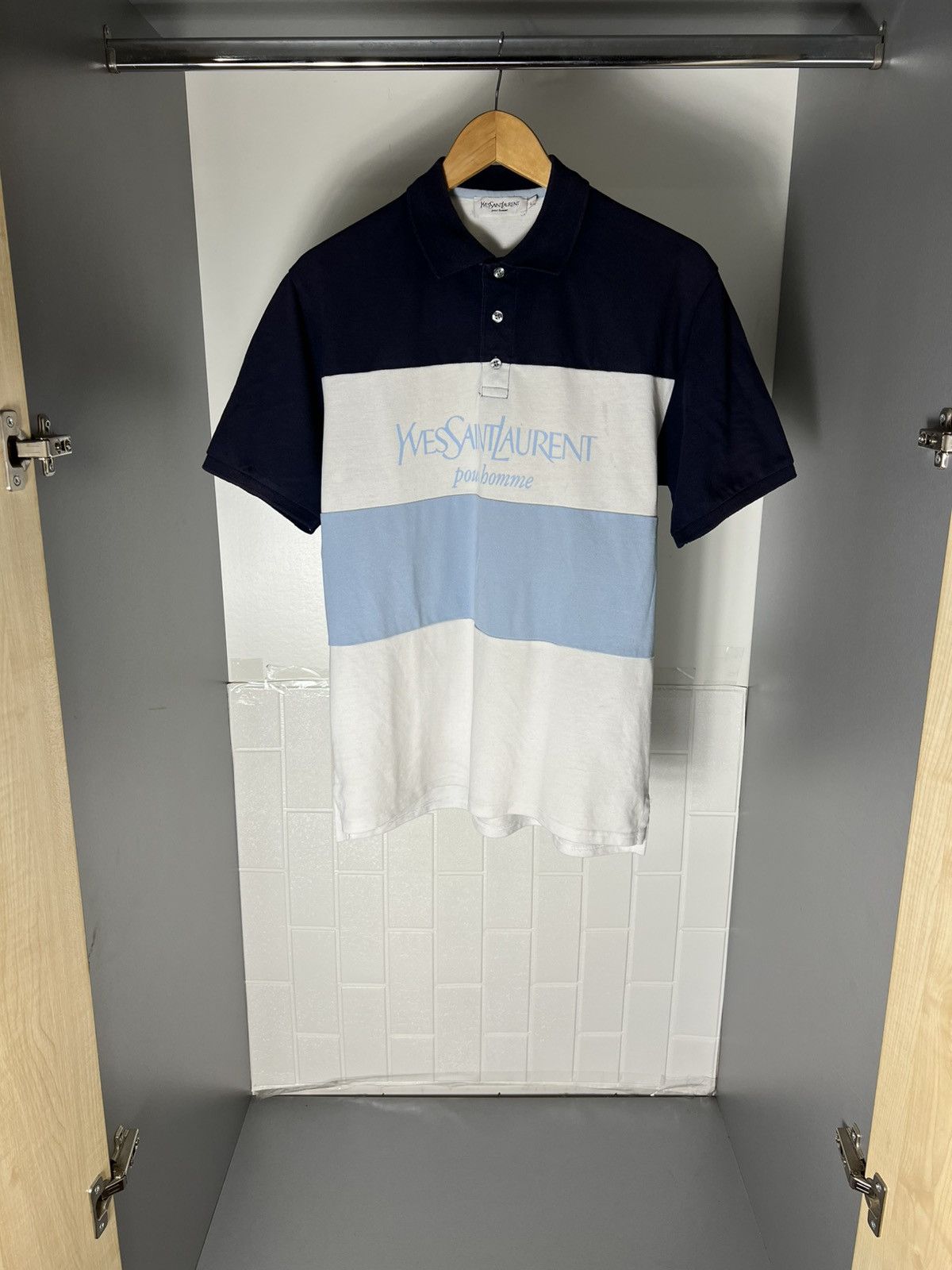 Saint Laurent Paris VINTAGE YVES SAINT LAURENT CLASSIC DESIGNER RETRO CASUAL 90s Size US L / EU 52-54 / 3 - 8 Thumbnail