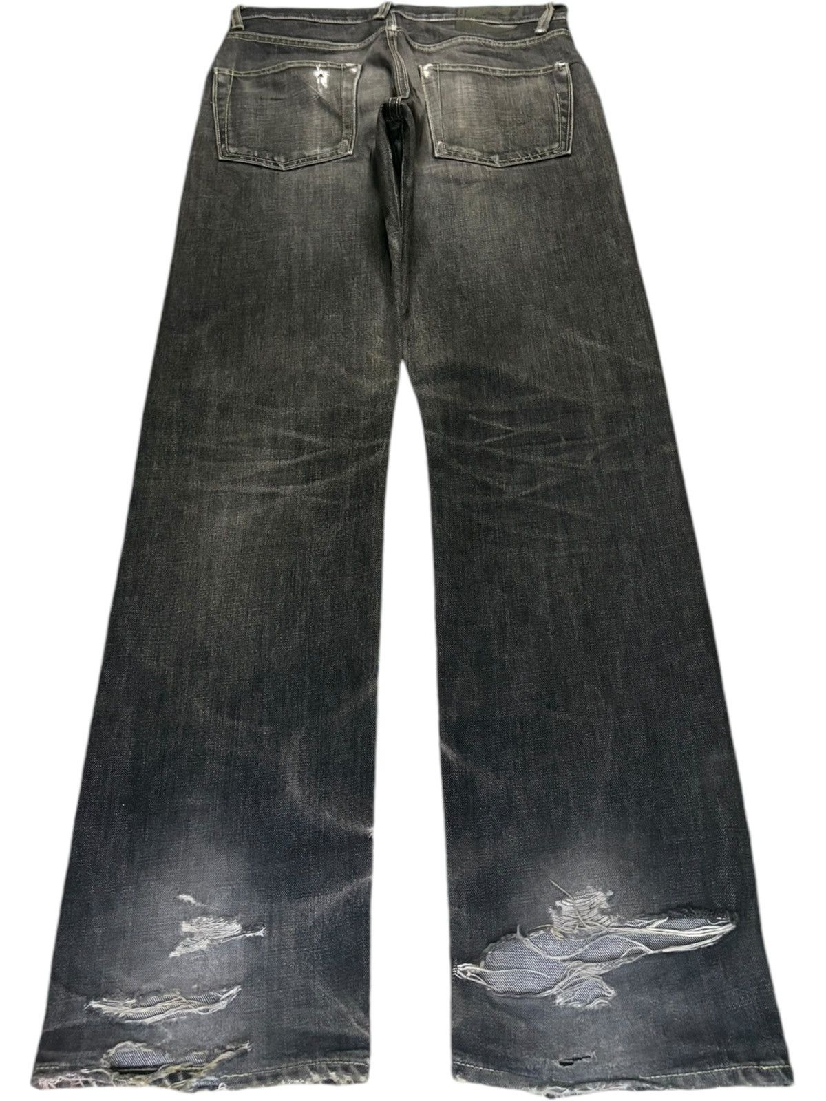 Japanese Brand Vintage Japanese Brand Rusty Wash Distressed Baggy Jeans Size US 31 - 2 Thumbnail