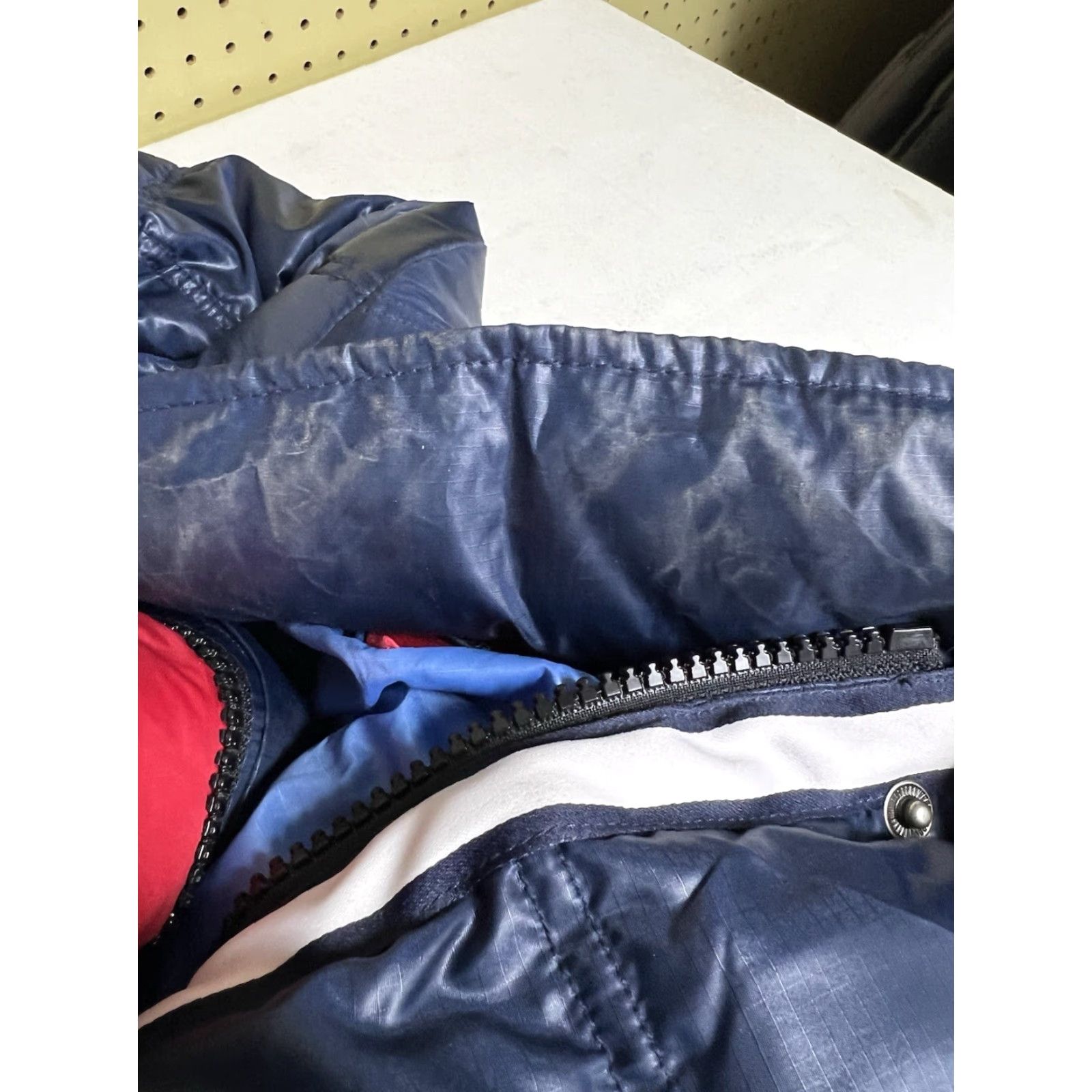 Tommy Hilfiger Vtg Tommy Hilfiger Blue Ski Puffer Down Feather Zip Snap Women's S Long Jacket Size S / US 4 / IT 40 - 6 Thumbnail