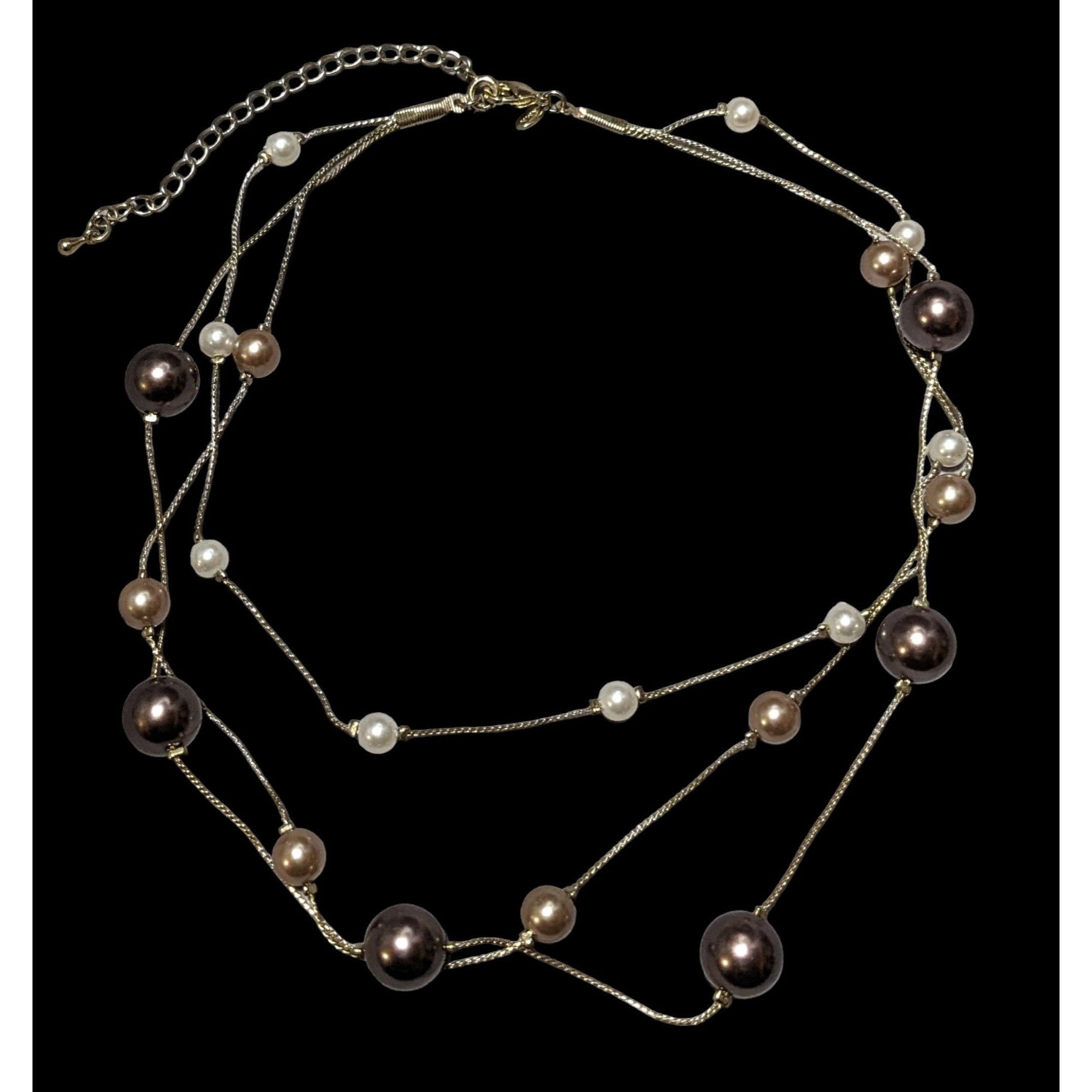 Other Roman Multilayer Floating Pearl Necklace Size ONE SIZE - 1 Thumbnail