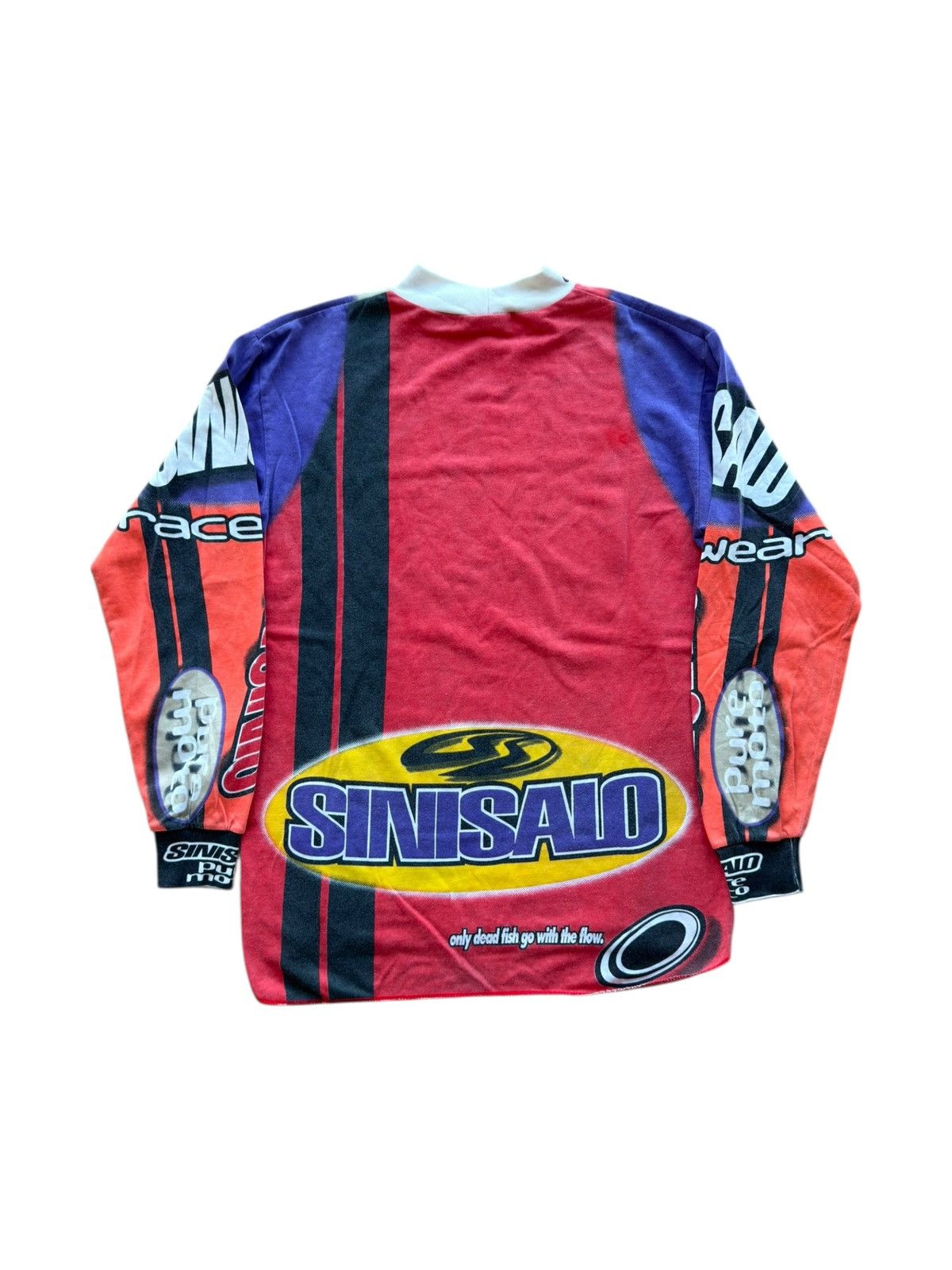 Honda *RARE* 90s VINTAGE JERSEY MOTOCROSS SINISALO AOP RARE Size US XL / EU 56 / 4 - 10 Thumbnail