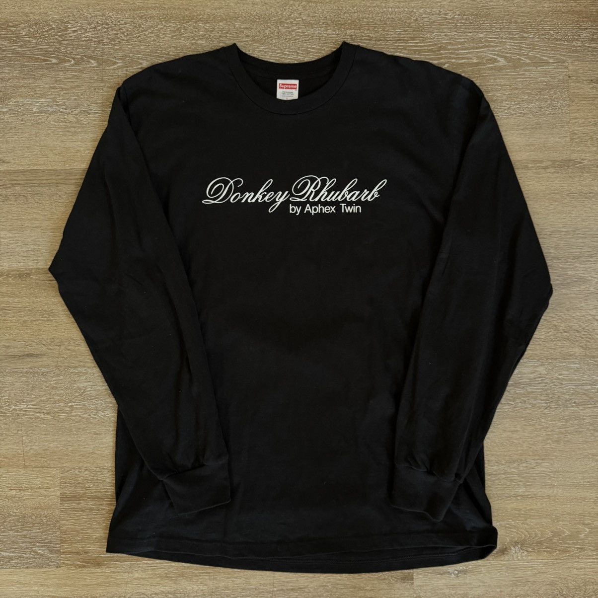 Supreme Supreme x Aphex Twin "Donkey Rhubarb" Longsleeve Tee Size US L / EU 52-54 / 3 - 1 Thumbnail