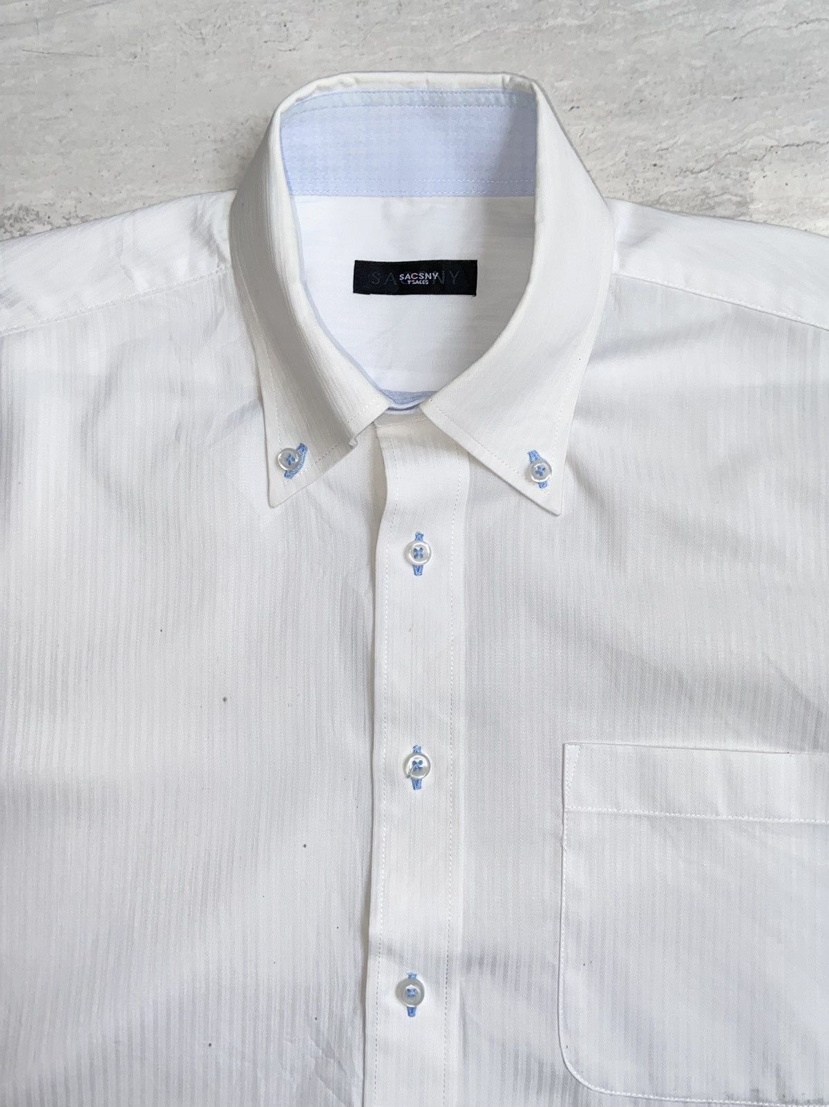 Designer × Japanese Brand × Yohji Yamamoto SACSNY Y’SACCS White Shirt Size US M / EU 48-50 / 2 - 9 Thumbnail