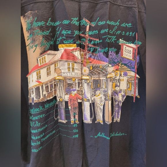 Other Einhorn Vintage 80s Esso Gas Station Button Up Shirt - M Size US M / EU 48-50 / 2 - 4 Thumbnail