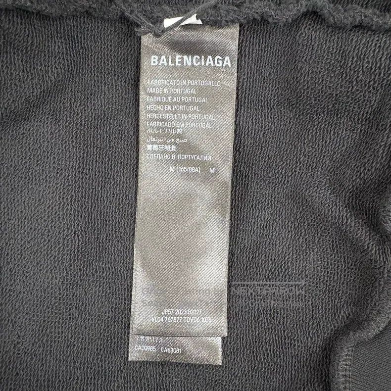 Balenciaga Balenciaga Printed Graffiti Logo Black Hoodie Size US M / EU 48-50 / 2 - 5 Thumbnail