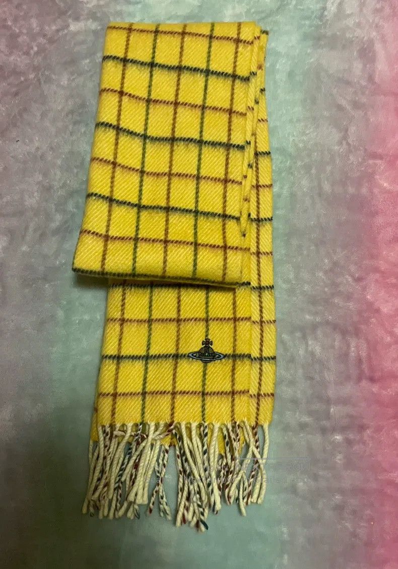 Vivienne Westwood Vivienne Westwood Two-color wool scarf, multicolor Saturn Size ONE SIZE - 5 Thumbnail