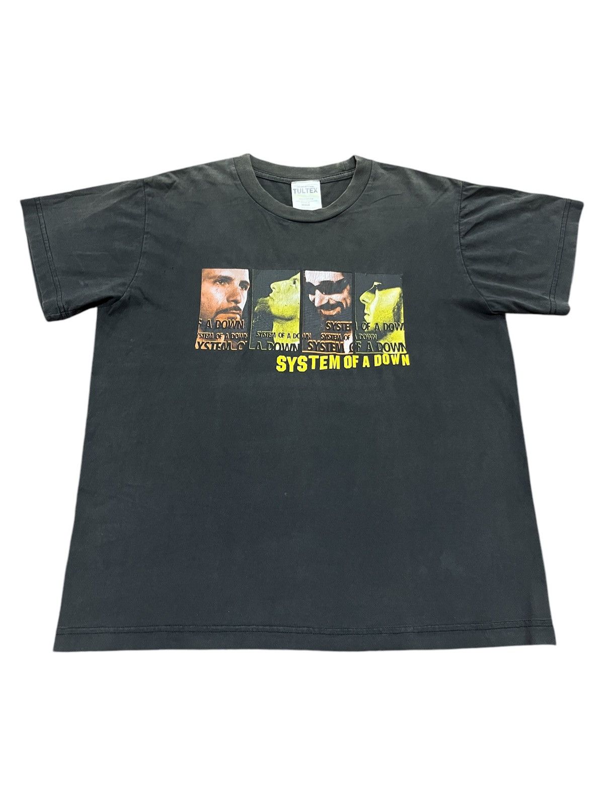 Band Tees Vintage System Of A Down Band Lineup Sunfaded T-Shirt Size US M / EU 48-50 / 2 - 1 Thumbnail