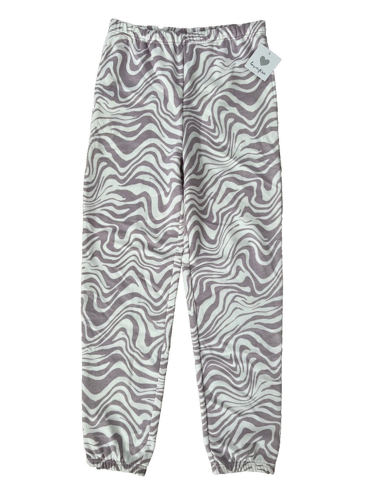 Other Love. Fire, Los Angeles Wavy Print Sweatpants Iris Wavy XXL Size 24" / US 00 / IT 34 - 1 Thumbnail