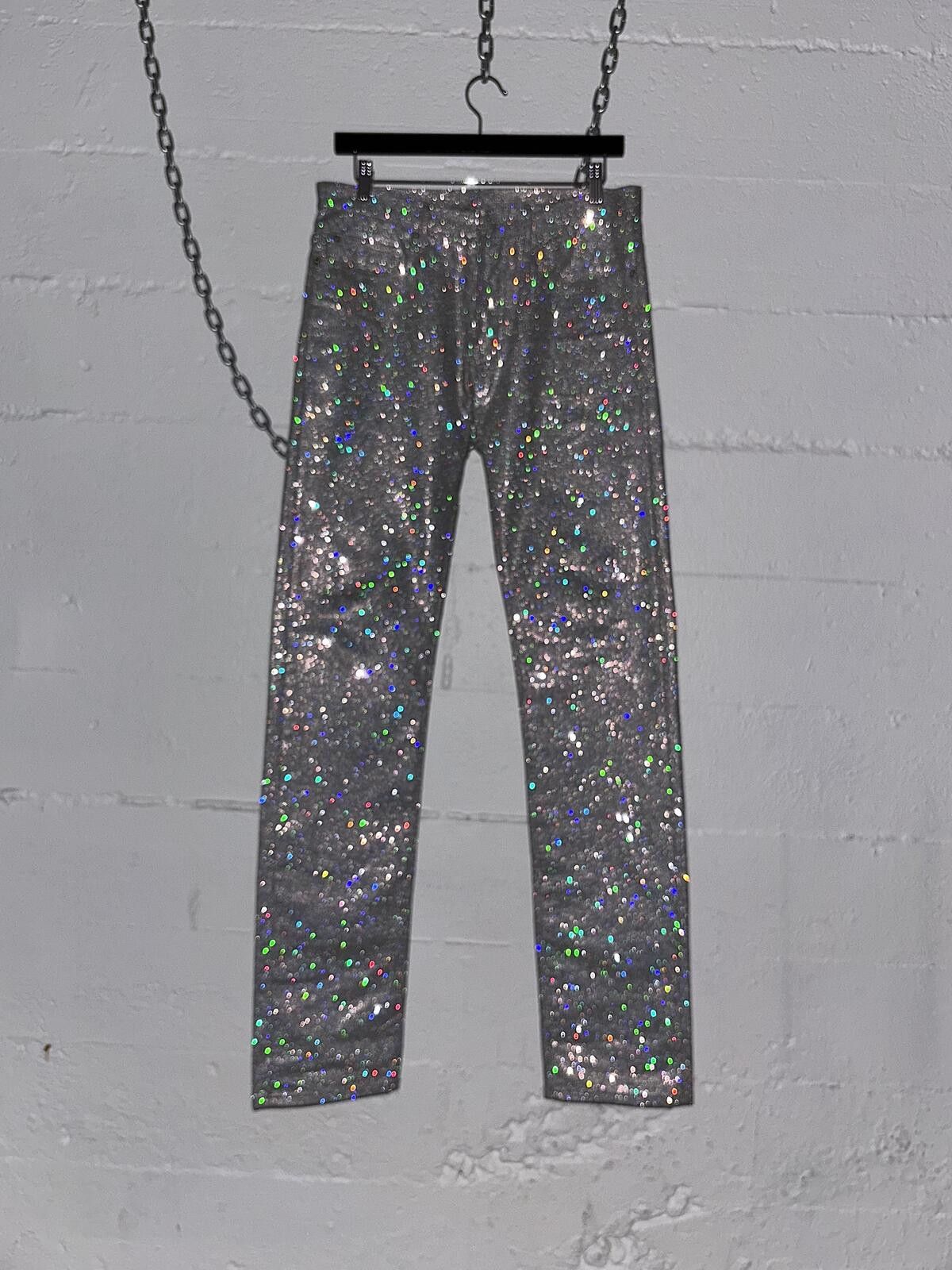 Dior Dior Homme SS06 Glitter Jeans Size US 31 - 1 Thumbnail