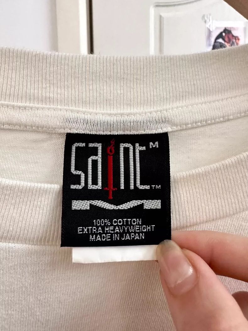 Saint Michael SAINT MICHAEL Washing, making old and destroying short slee Size US M / EU 48-50 / 2 - 3 Thumbnail