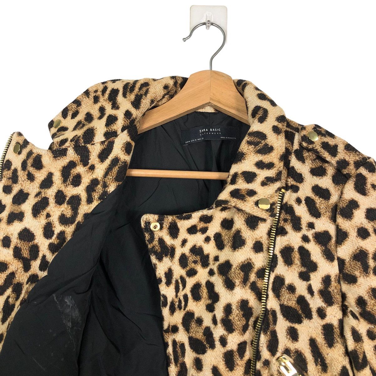 Hysteric Glamour 🔥Double Breast Biker Jacket Leopard Dot Design Zara Japan Size US M / EU 48-50 / 2 - 10 Thumbnail