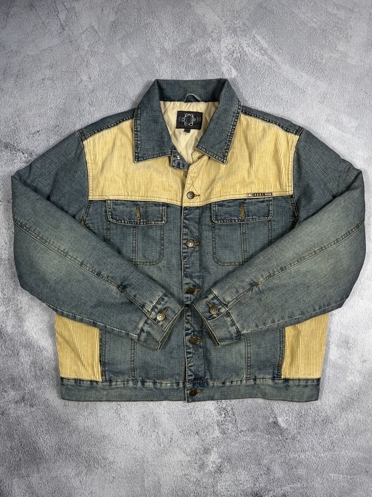 Vintage Vintage Y2K Denim/Corduroy jacket streetwear 00s style M Size US M / EU 48-50 / 2 - 1 Thumbnail