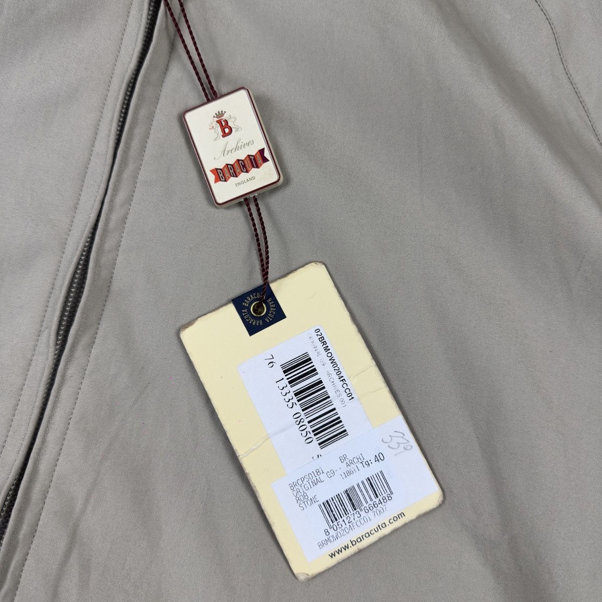 Baracuta NEW Baracuta Classic G9 Beige Men’s Harrington Style Jacket Size US M / EU 48-50 / 2 - 11 Thumbnail