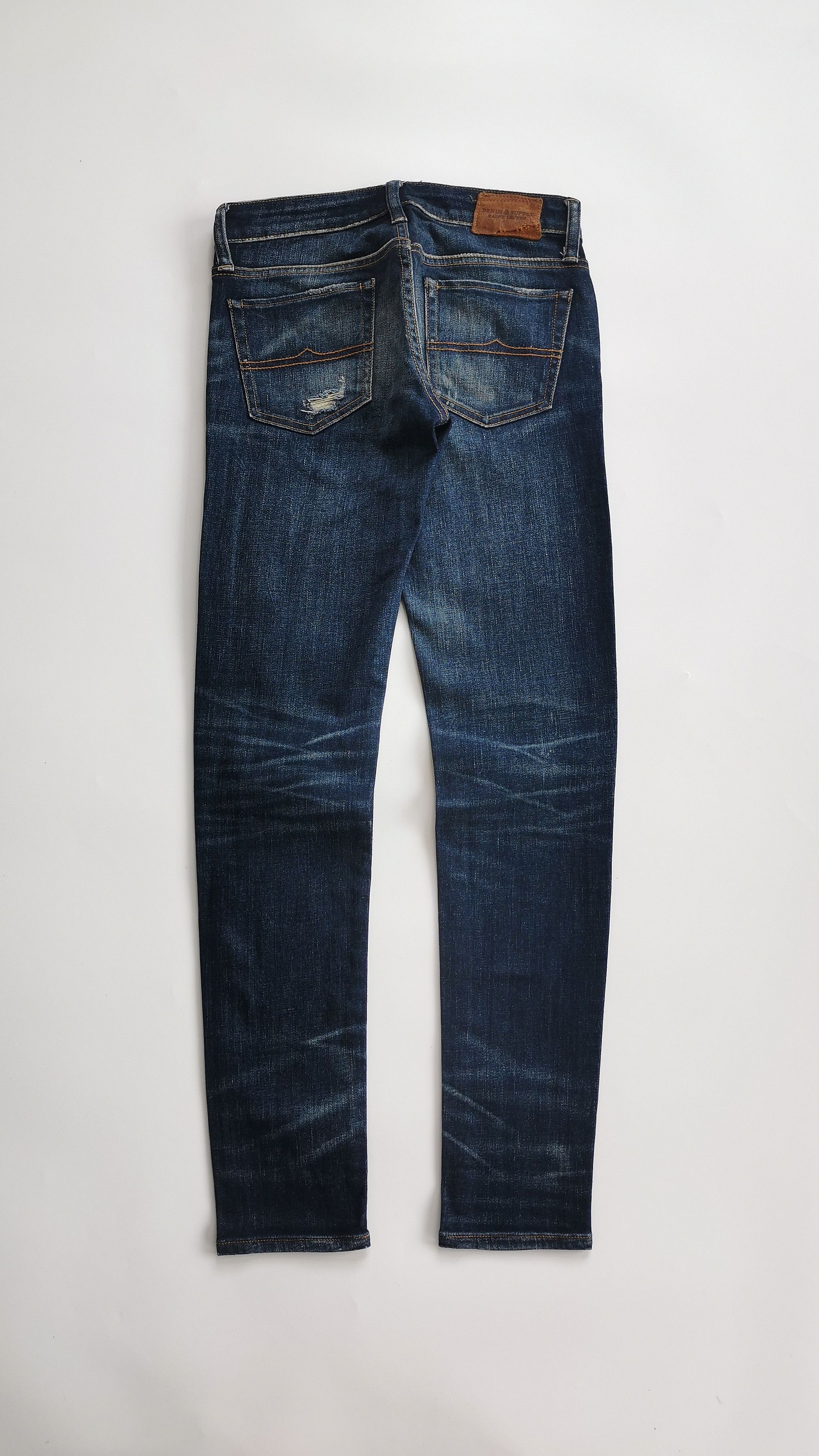 RRL Ralph Lauren Denim Supply Ralph Lauren Ripped Skinny Jeans Size US 27 - 9 Thumbnail