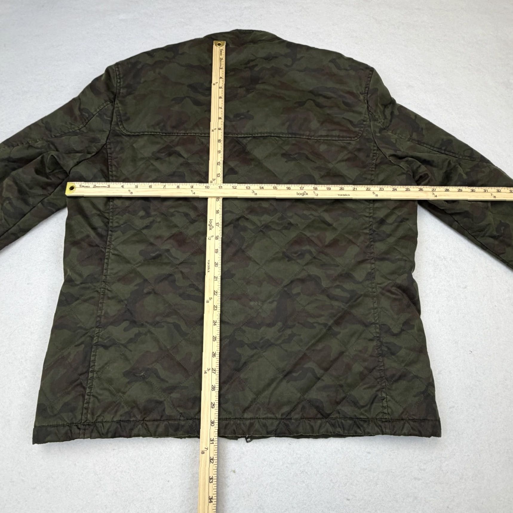 johnnie-O johnnie-O Jacket Mens XL Green Camo Quilted Full Zip Field Coburn JMJK2070 Size US XL / EU 56 / 4 - 7 Thumbnail