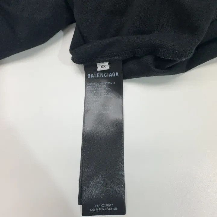 Balenciaga Balenciaga Black Oversized Architectural Print T-Shirt 0079 Size XS / US 0-2 / IT 36-38 - 3 Thumbnail