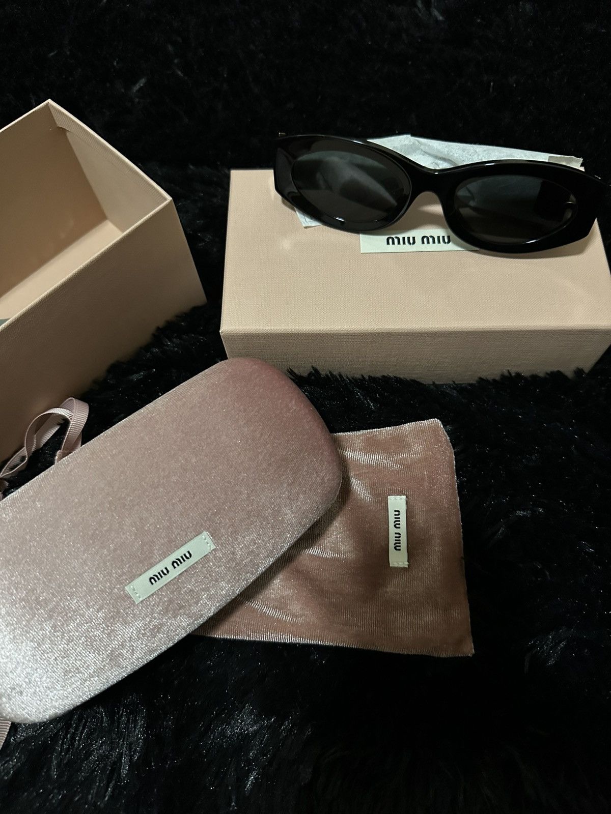Miu Miu MIU MIU NEW SEASON OVAL SUNGLASSES BRAND NEW Size ONE SIZE - 1 Thumbnail