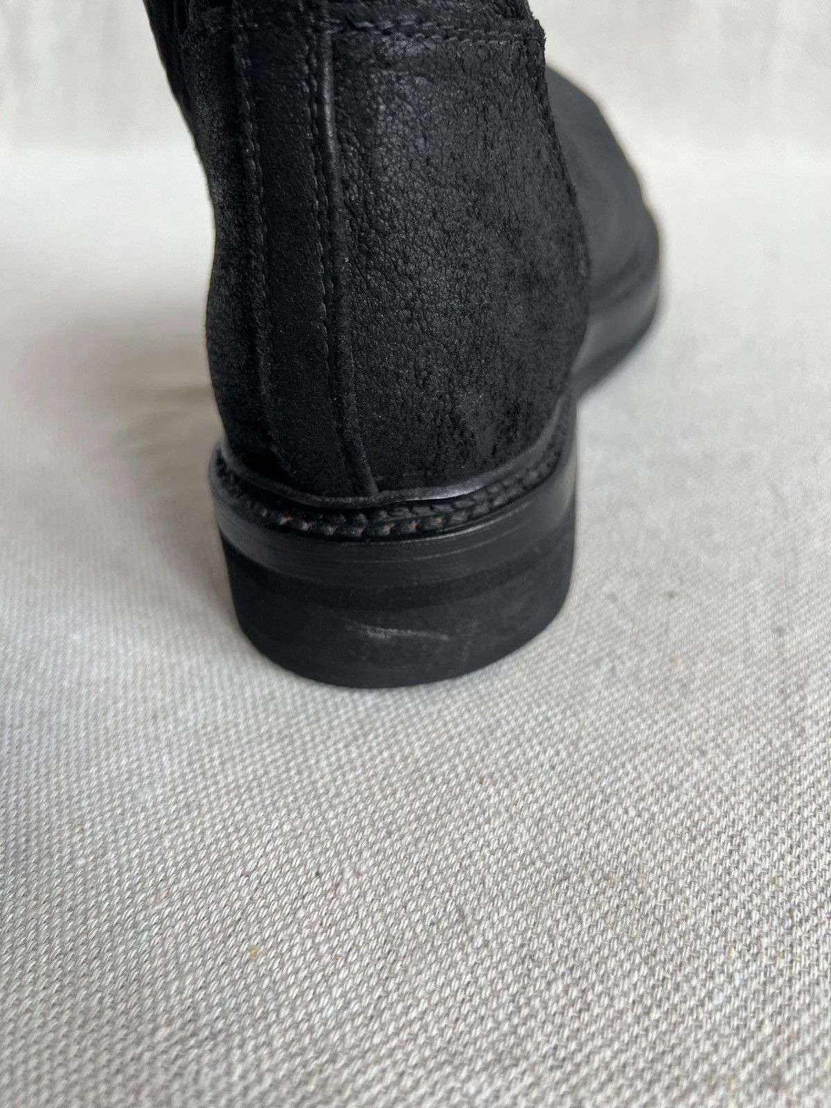 Rick Owens Rick Owens Blistered Leather Creeper Sock Boots Size US 6.5 / IT 36.5 - 10 Thumbnail