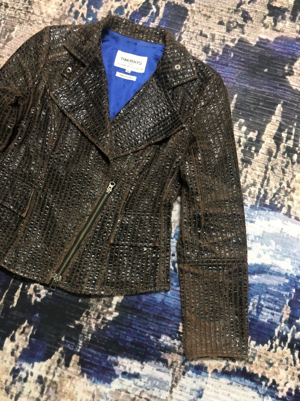 Vintage Tira Vento Donna Double Collar Style Jacket Size S / US 4 / IT 40 - 7 Thumbnail