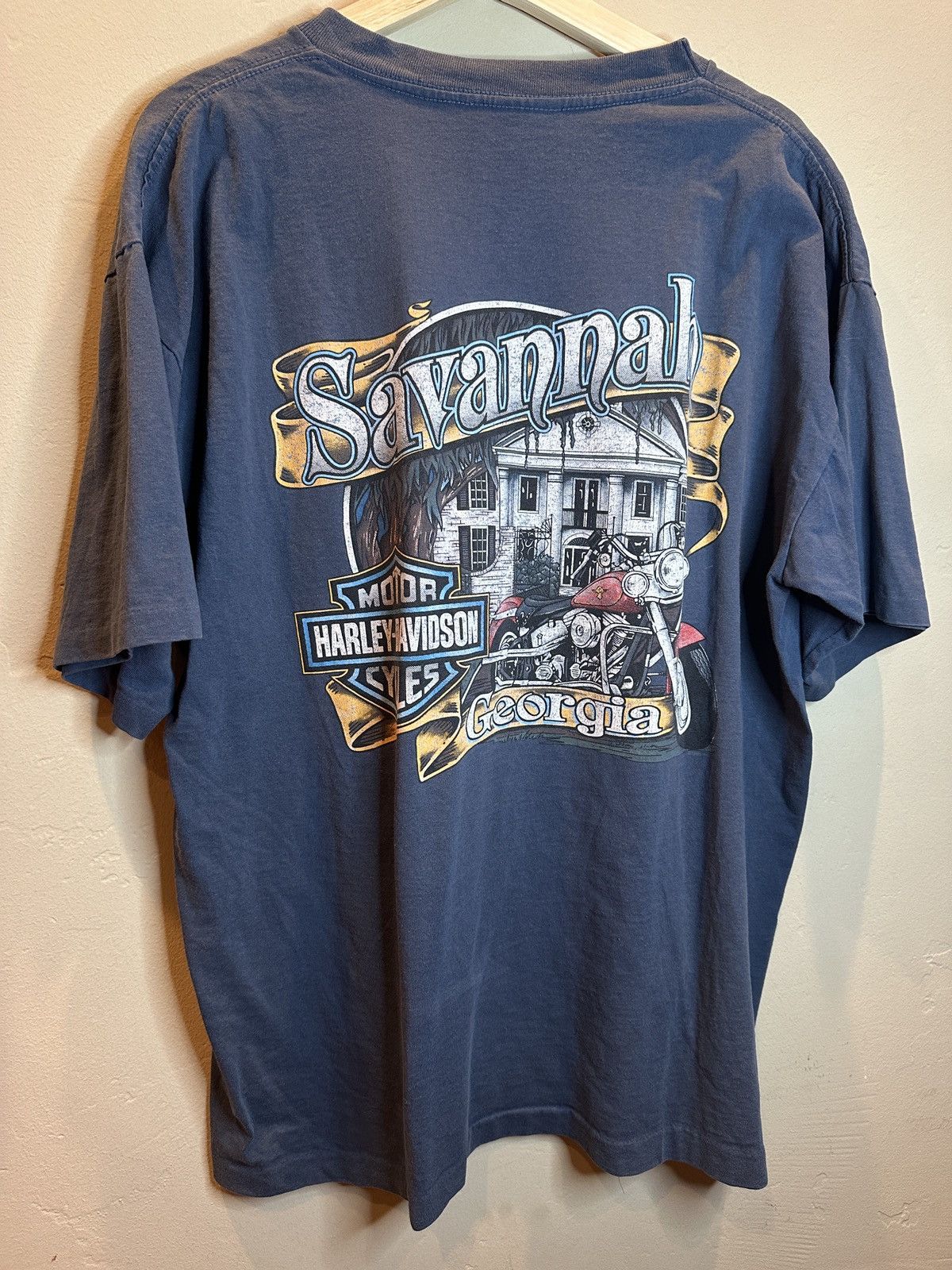 *RARE* Vintage Harley Davidson Savannah Georgia T-Shirt