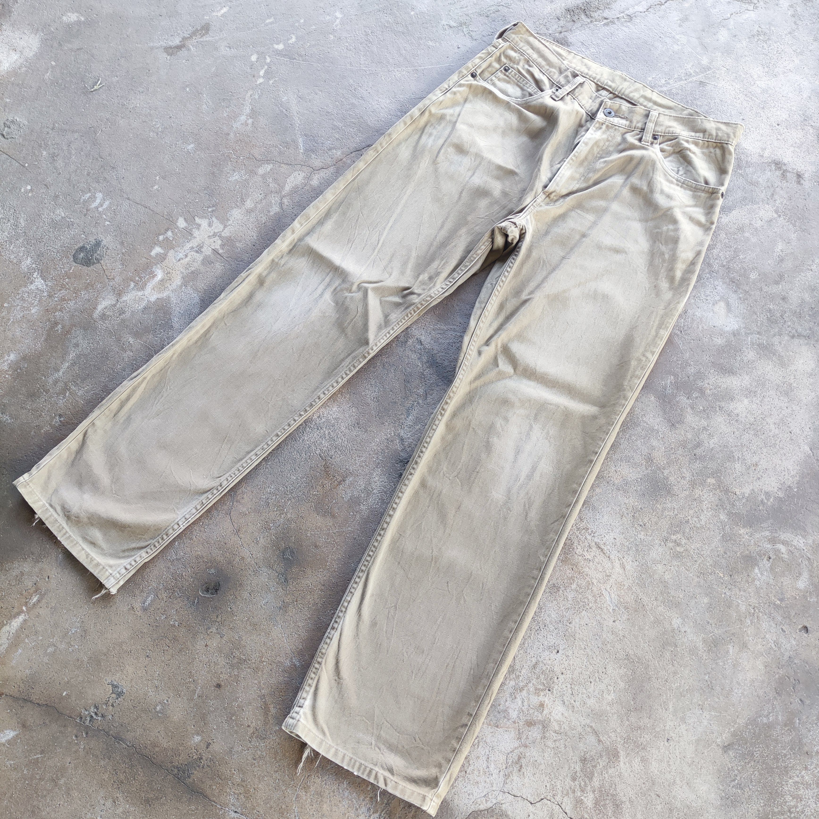 Levi's Vintage Levi's 502 Brand Casual Ripped Faded Pants Size US 34 / EU 50 - 6 Thumbnail