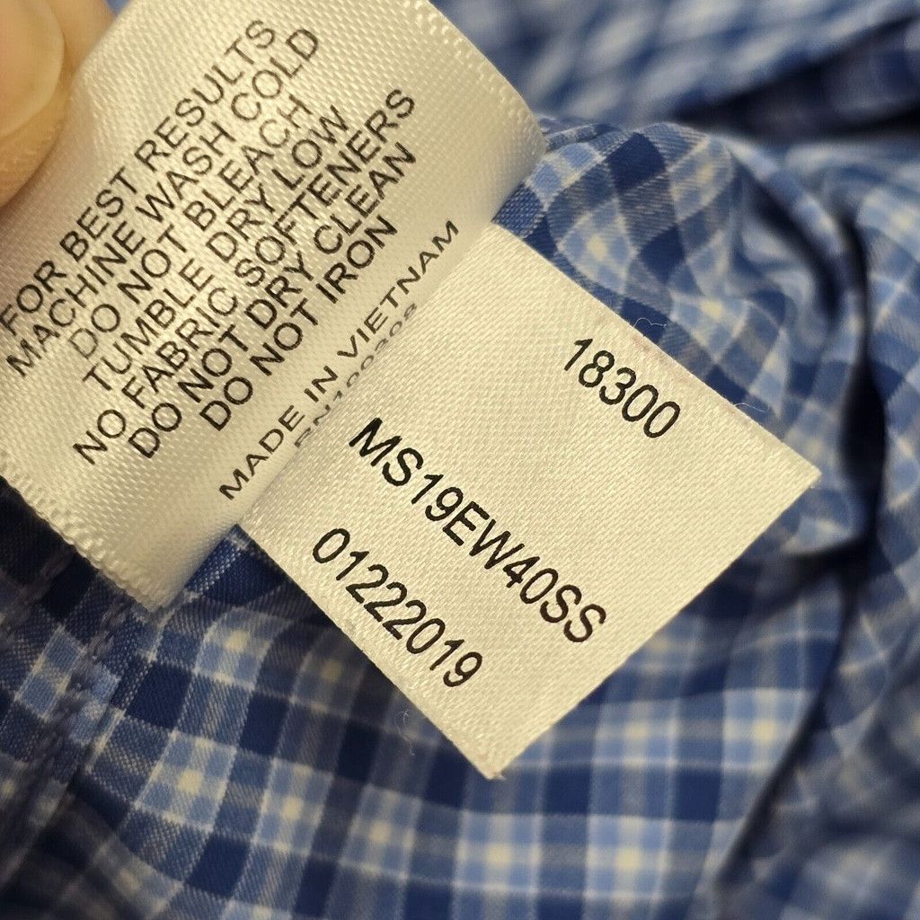 Peter Millar Peter Millar 2XL Featherweight Plaid Short Sleeve Shirt READ Size US XXL / EU 58 / 5 - 6 Thumbnail