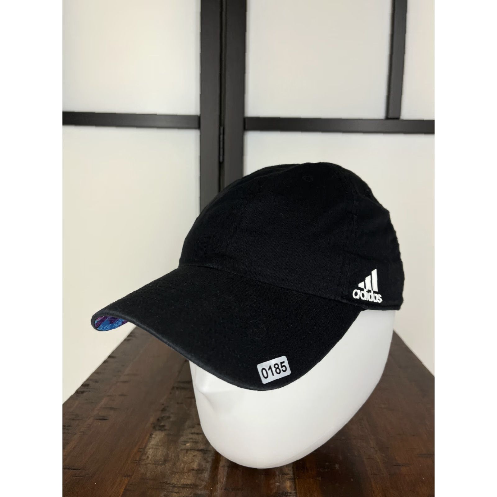 Adidas adidas Hat Cap Adjustable One Size Black Climalite Cotton Poly Golf Hat Unisex Adults Men Women Size ONE SIZE - 4 Thumbnail