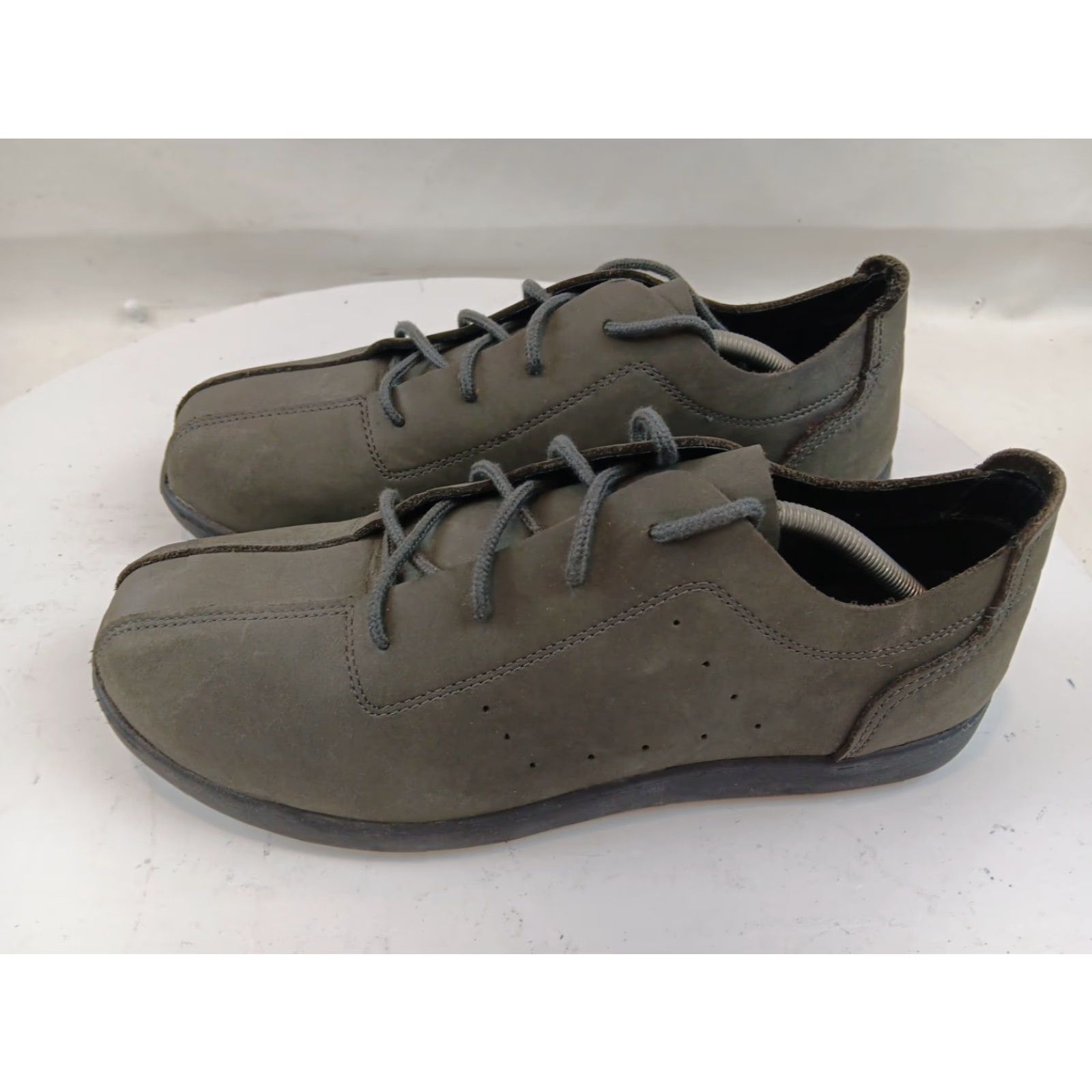 Crocs Crocs Venture Casual Shoe Mens 11M US Green Nubuck Leather Lace Up Comfort Size US 11 / EU 44 - 6 Thumbnail