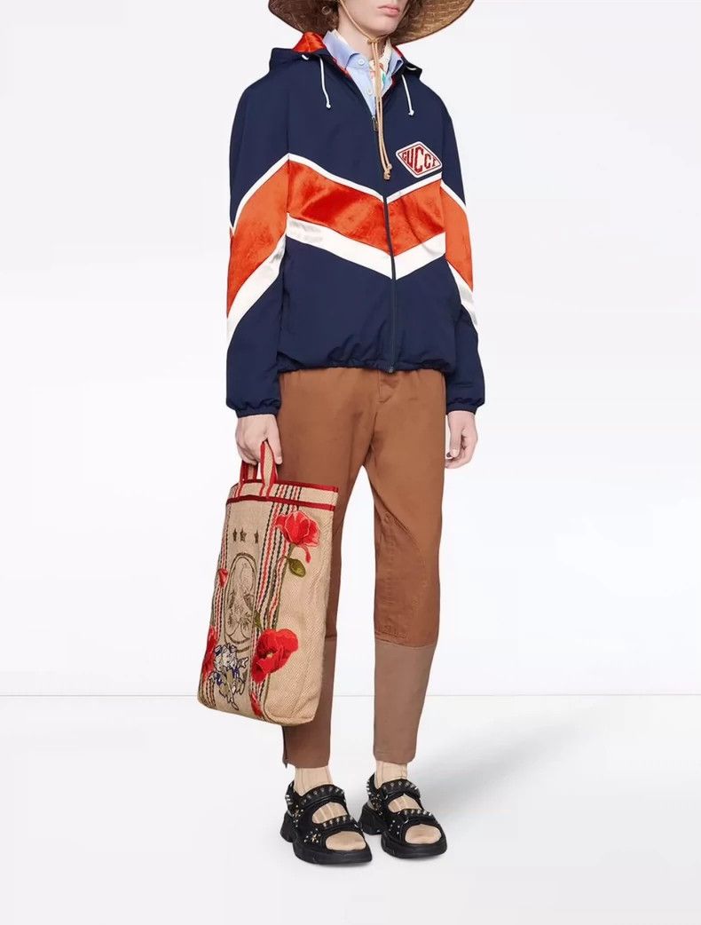 Gucci Gucci Khaki stitching horse pants, sweatpants, sports pants Size US 28 / EU 44 - 4 Thumbnail