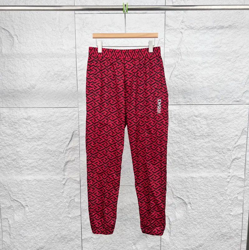 Versace Versace Red Casual Pants for Men 0089 Size US 32 / EU 48 - 1 Thumbnail